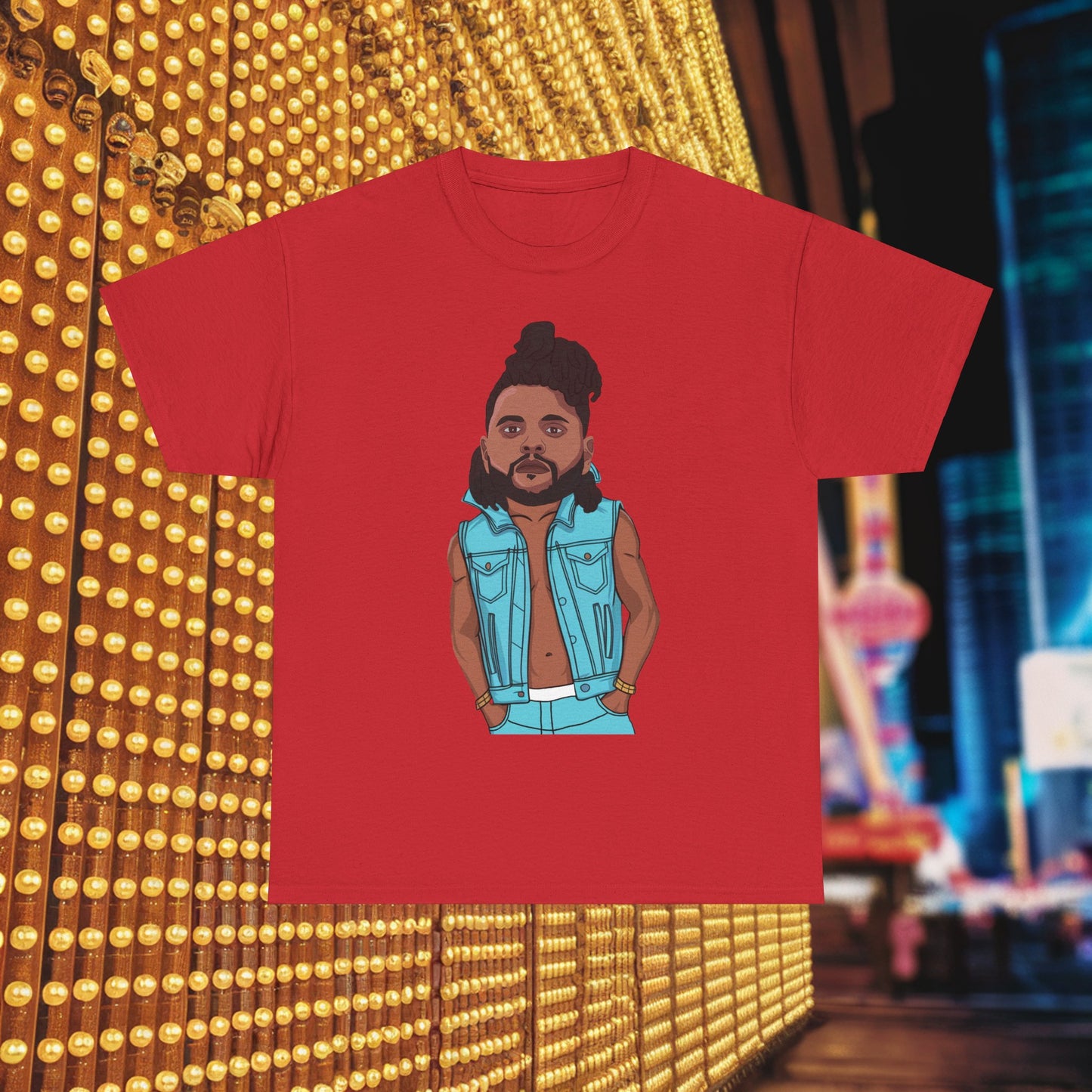 The Weeknd Unisex Heavy Cotton Tee T-shirts Music The Weeknd Printify