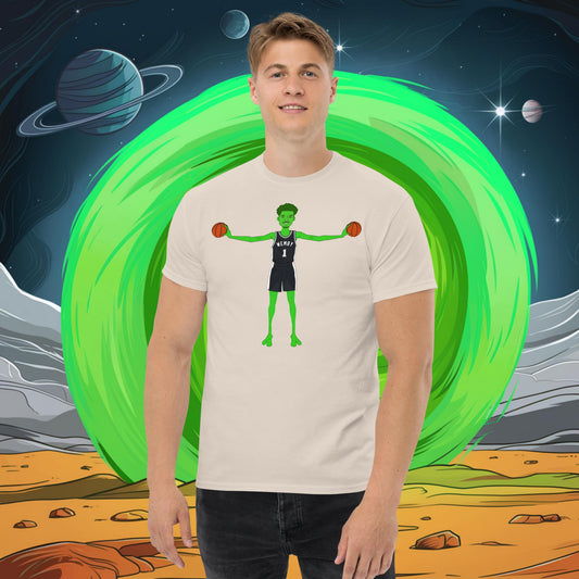 Victor Wembanyama Alien Wemby Funny NBA Basketball San Antonio Spurs Unisex tee Natural T-shirts Basketball NBA San Antonio Spurs Victor Wembanyama Wemby Next Cult Brand