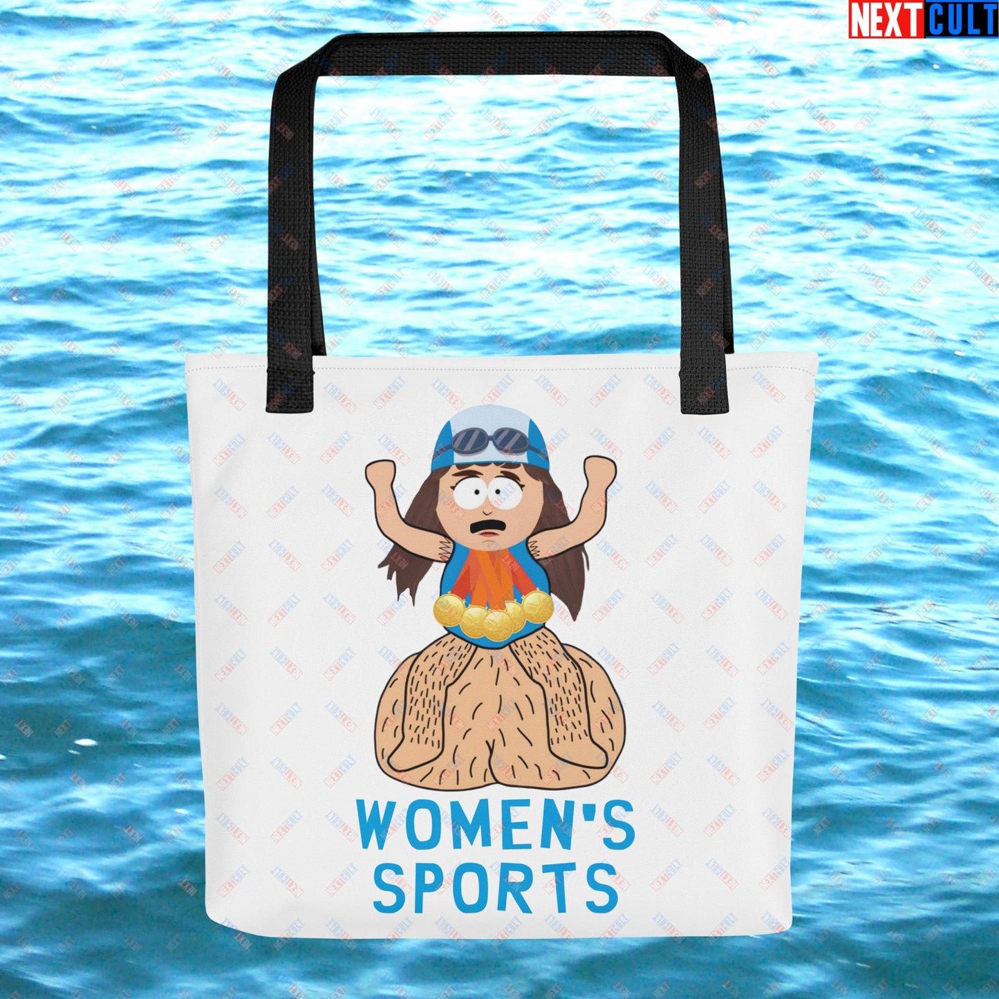 Women's Sports Funny Lia Thomas Swimming Female Sports Trans Athlete Tote bag Default Title Bags LGBTQ+ South Park TV Shows Next Cult Brand