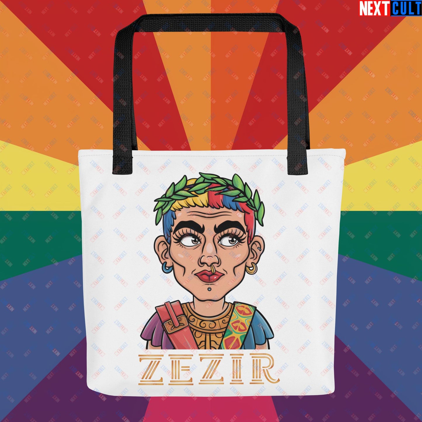 ZeZir Funny Gender Neutral Non-Binary Pronouns Tote bag Default Title Bags LGBTQ+ Next Cult Brand
