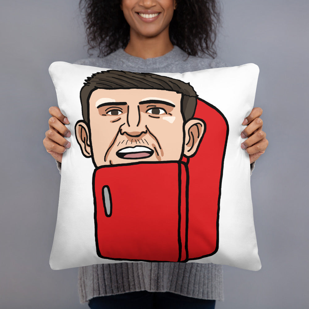 Harry ''The Fridge'' Maguire Pillow Pillows Football Harry Maguire Manchester United The Fridge Next Cult Brand