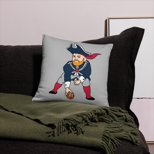 Bill Burrdy New England Patriots NFL Tom Brady Bill Burr Pillow 18″×18″ American Football Bill Burr Monday Morning Podcast New England Patriots NFL Podcasts Stand-up Comedy Next Cult Brand