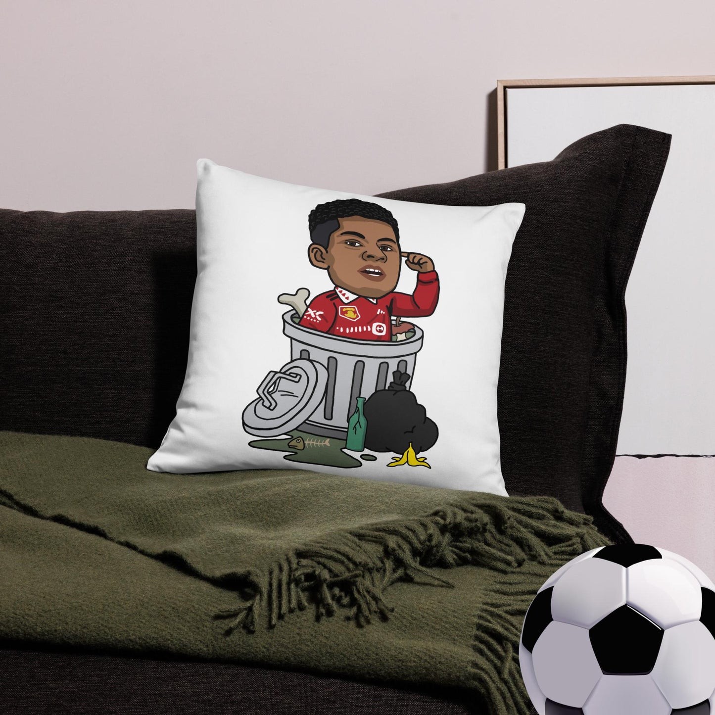 Trashford Marcus Rashford Manchester United Gift Man United Gift Marcus Rashford Basic Pillow Pillows Football Manchester United Marcus Rashford Next Cult Brand