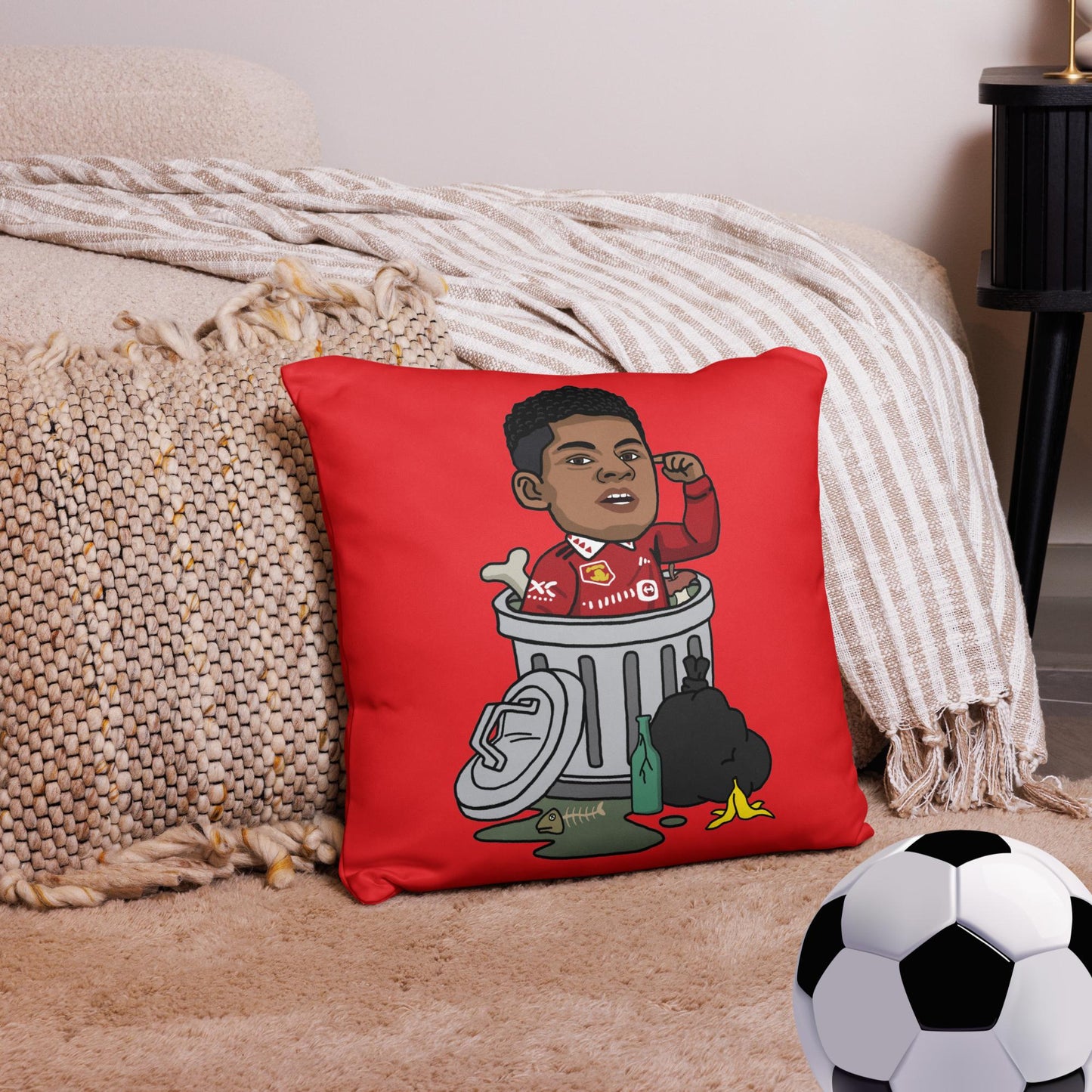 Trashford Marcus Rashford Manchester United Gift Man United Gift Marcus Rashford Pillow Pillows Football Manchester United Marcus Rashford Next Cult Brand