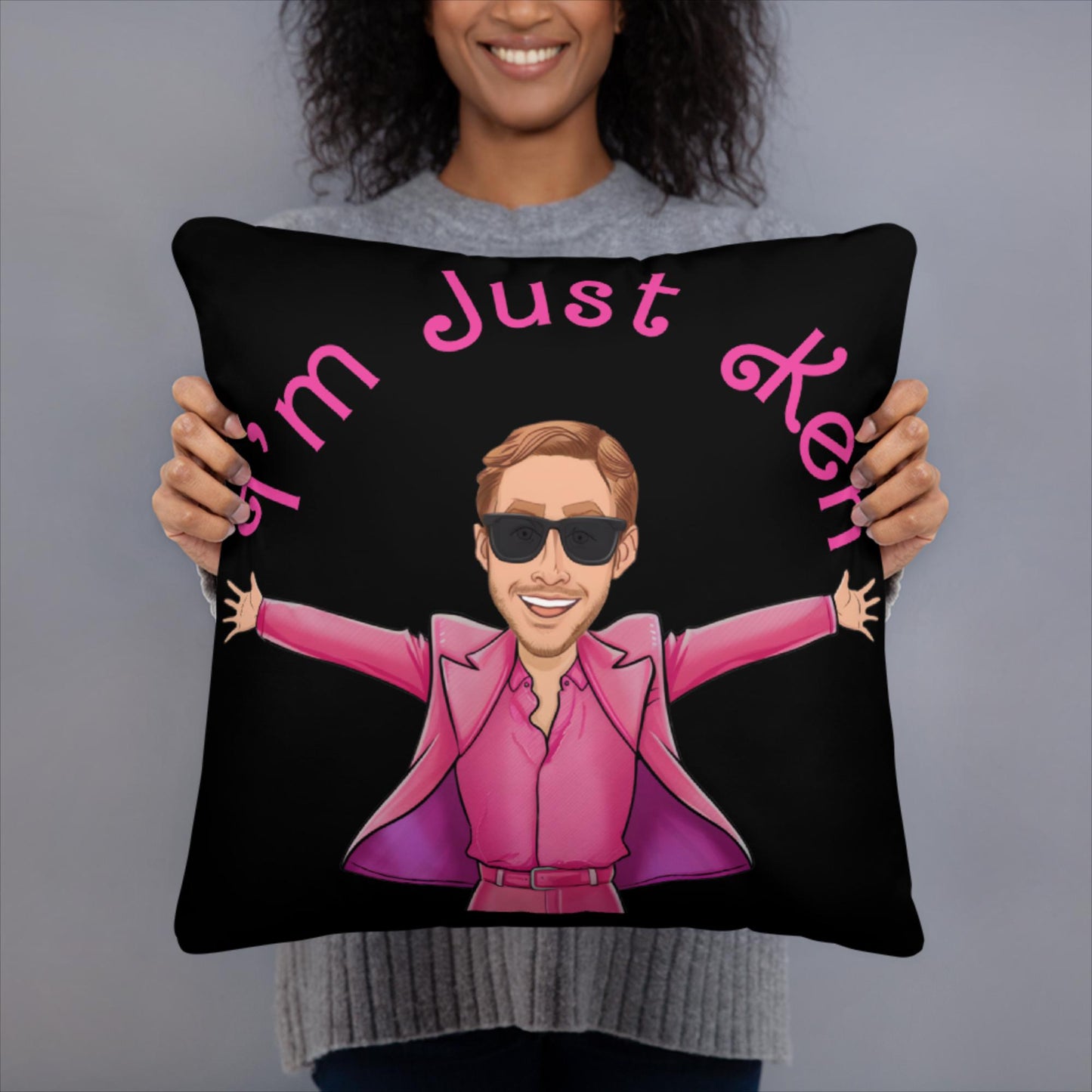 Ken Barbie Ryan Gosling I'm Just Ken Pillow Pillows Barbie Celebrities Ken Movies Ryan Gosling Next Cult Brand