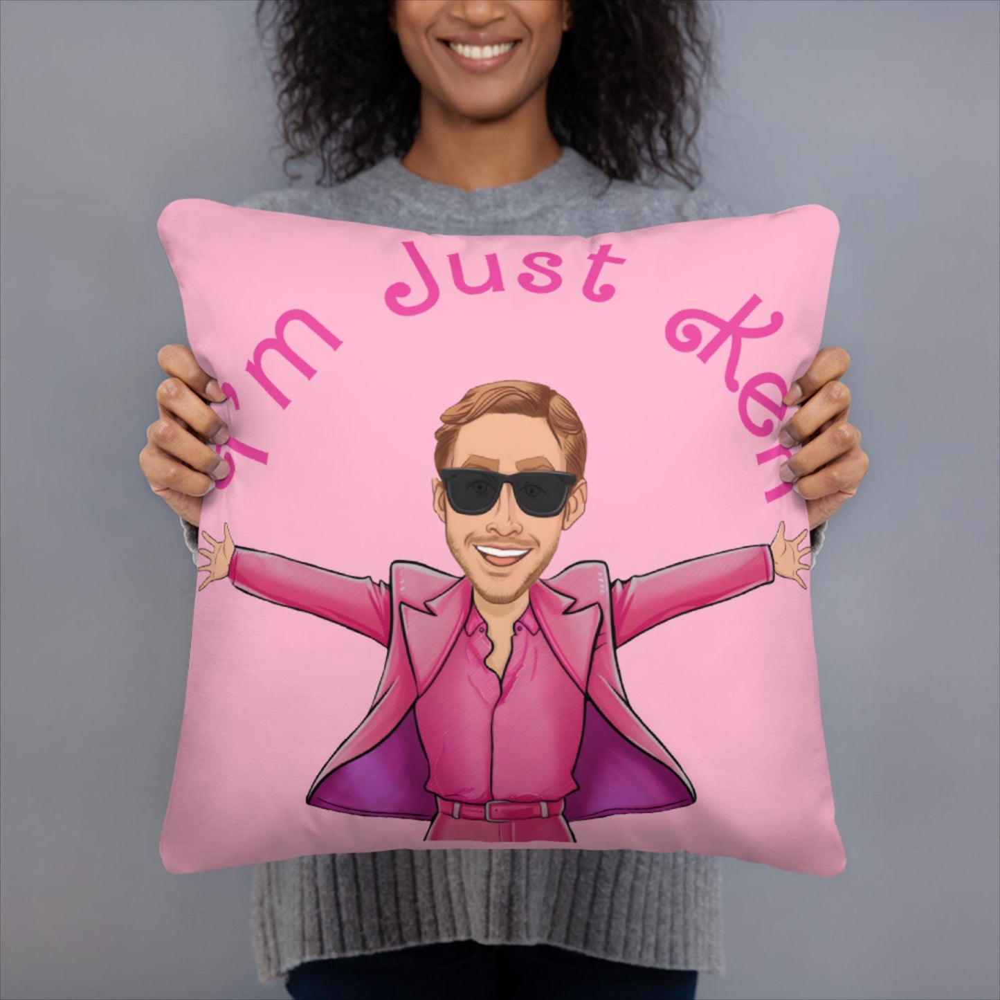 Ken Barbie Ryan Gosling I'm Just Ken Pillow Pillows Barbie Celebrities Ken Movies Ryan Gosling Next Cult Brand