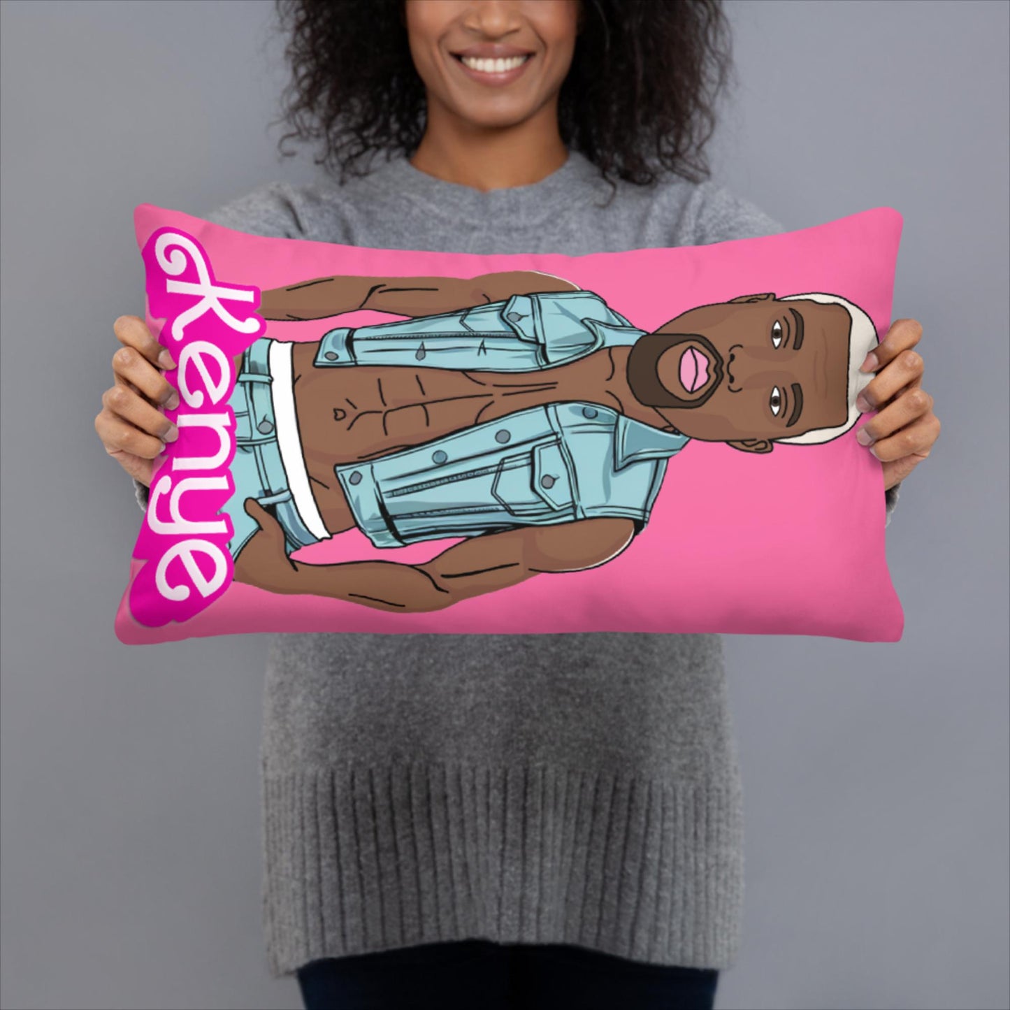 Kenye Barbie Ken Ryan Gosling Kanye West Pillow Pillows Barbie Kanye West Ken Movies Music Next Cult Brand