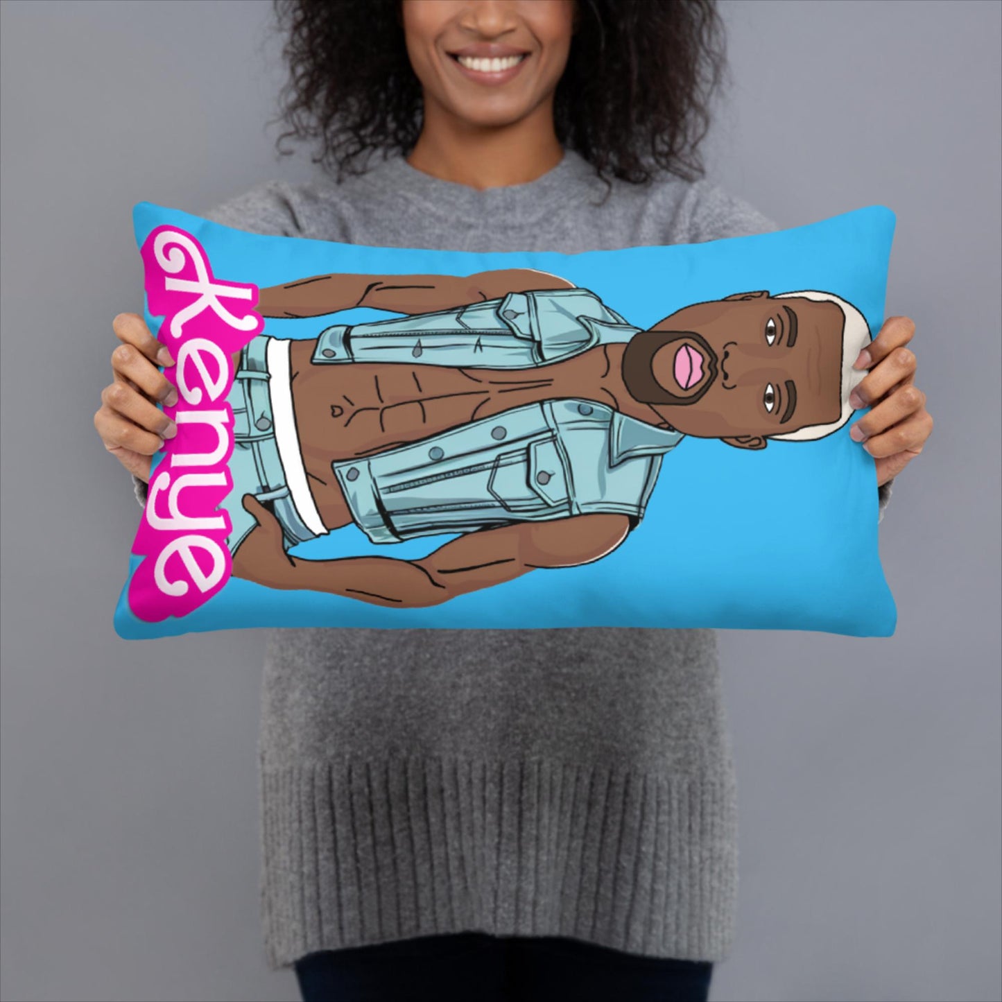 Kenye Barbie Ken Ryan Gosling Kanye West Pillow Pillows Barbie Kanye West Ken Movies Music Next Cult Brand