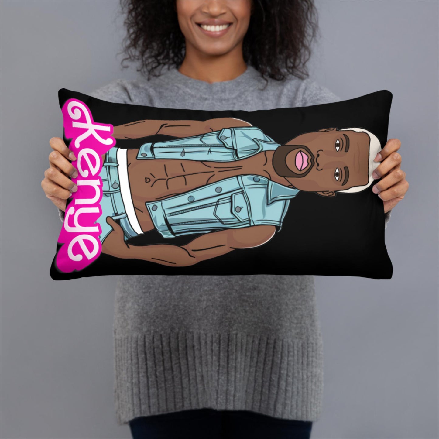 Kenye Barbie Ken Ryan Gosling Kanye West Pillow Pillows Barbie Kanye West Ken Movies Music Next Cult Brand