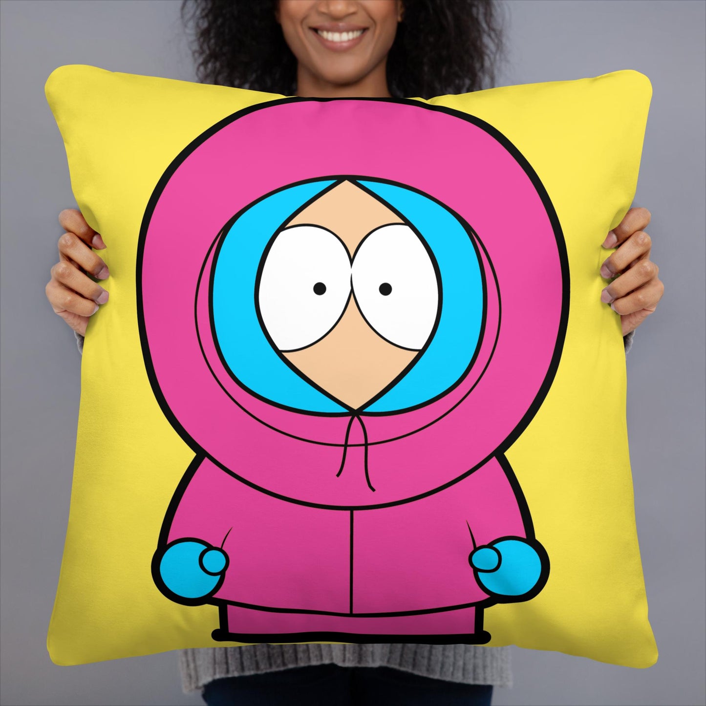 Kenny McCormick Ken Ryan Gosling Barbie South Park Kenny Pillow 22″×22″ Pillows Barbie Ken Kenny Movies South Park TV Shows Next Cult Brand