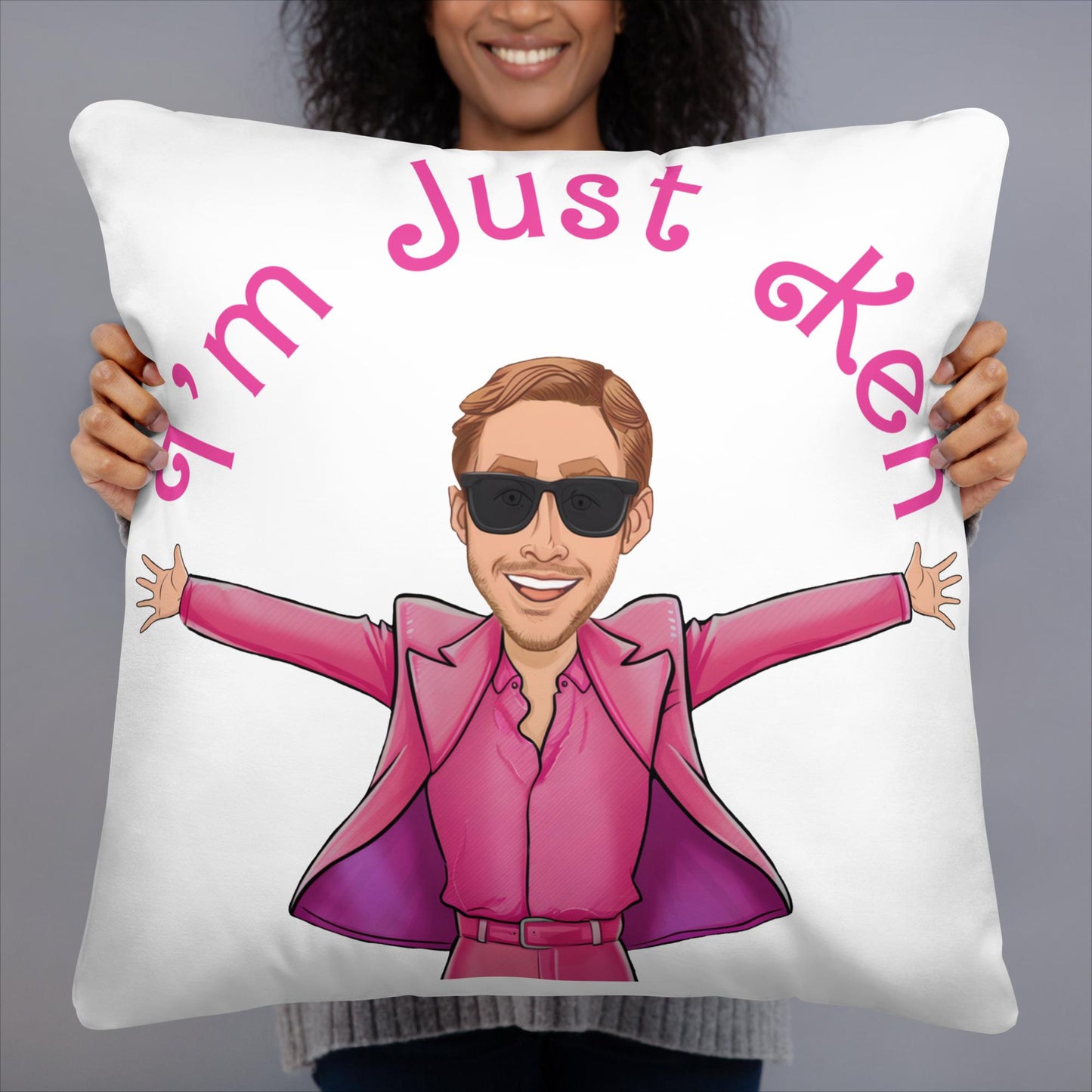 Ken Barbie Ryan Gosling I'm Just Ken Pillow Pillows Barbie Celebrities Ken Movies Ryan Gosling Next Cult Brand