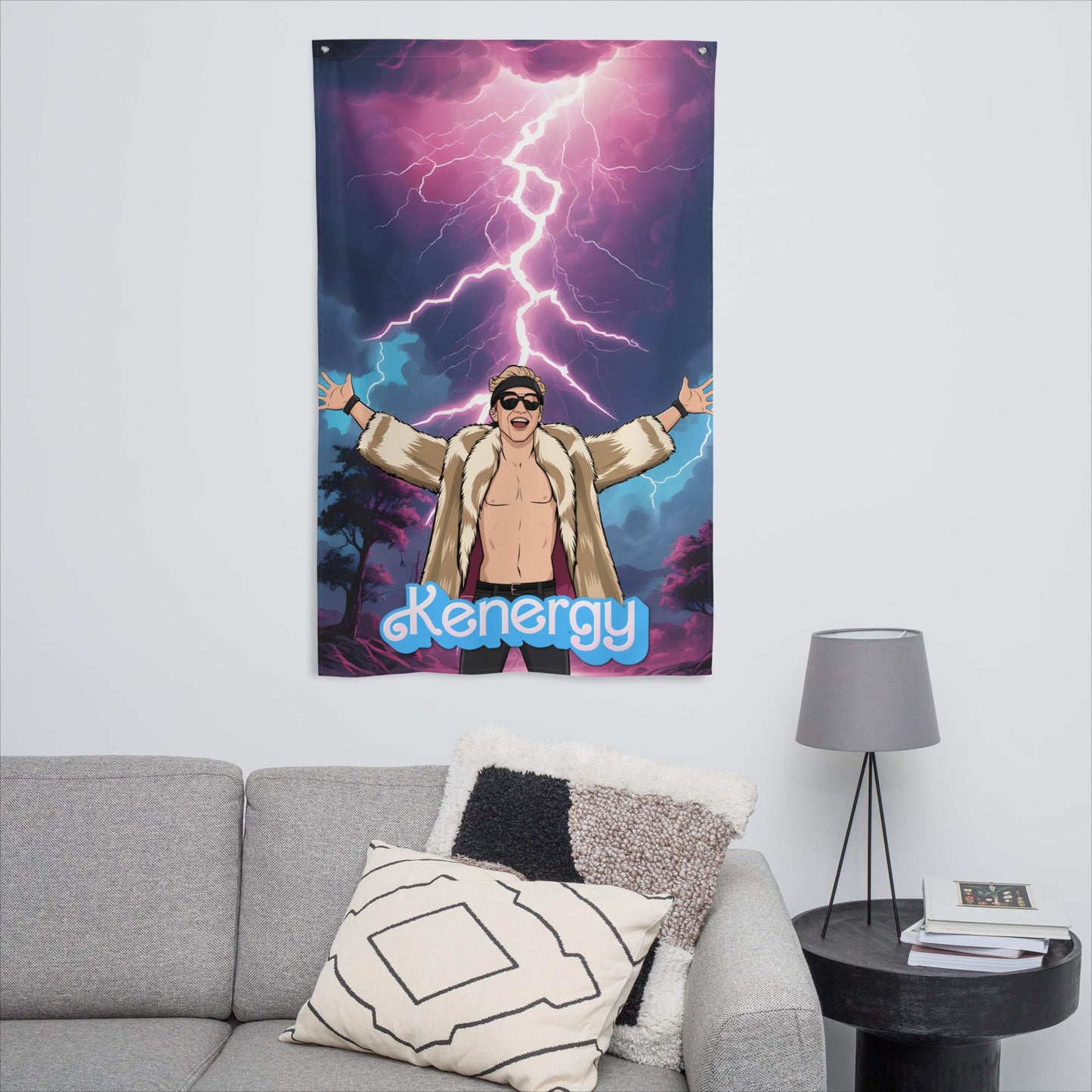 Kenergy Barbie Ryan Gosling Ken Flag Default Title Flags Barbie Celebrities Ken Kenergy Movies Ryan Gosling Next Cult Brand