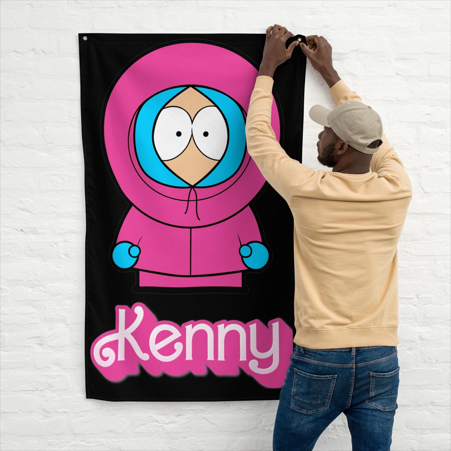 Kenny McCormick Ken Ryan Gosling Barbie South Park Kenny Flag Default Title Flags Barbie Ken Kenny Movies South Park TV Shows Next Cult Brand
