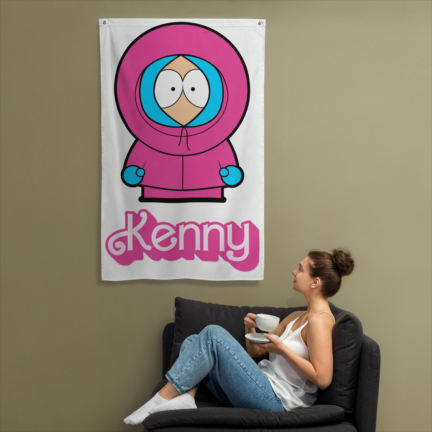 Kenny McCormick Ken Ryan Gosling Barbie South Park Kenny Flag Default Title Flags Barbie Ken Kenny Movies South Park TV Shows Next Cult Brand