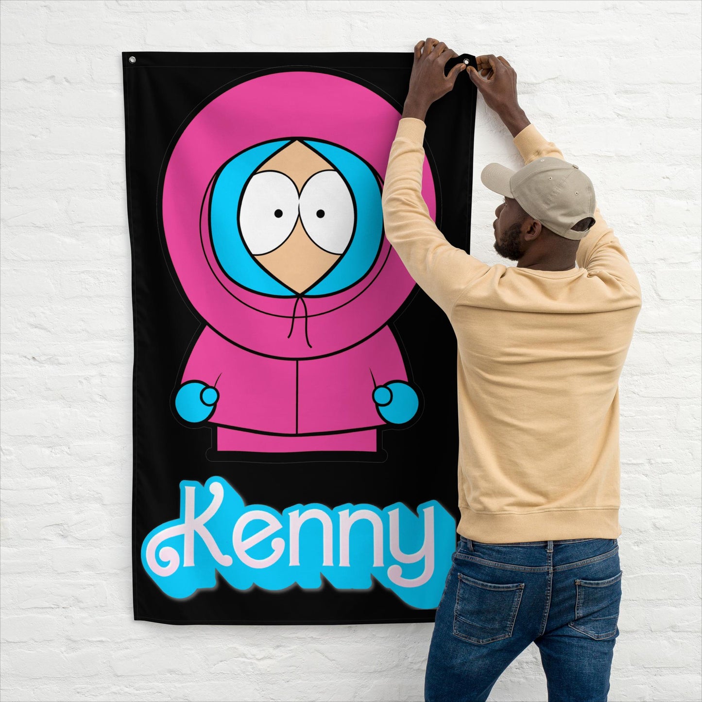 Kenny McCormick Ken Ryan Gosling Barbie South Park Kenny Flag Default Title Flags Barbie Ken Kenny Movies South Park TV Shows Next Cult Brand