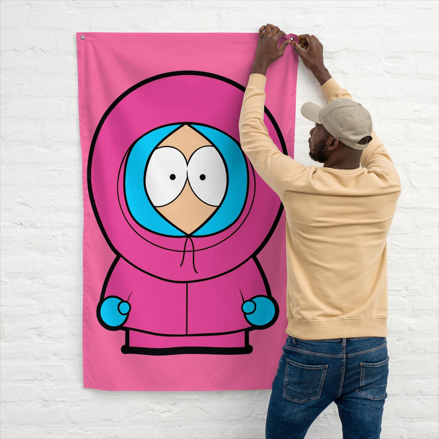 Kenny McCormick Ken Ryan Gosling Barbie South Park Kenny Flag Default Title Flags Barbie Ken Kenny Movies South Park TV Shows Next Cult Brand