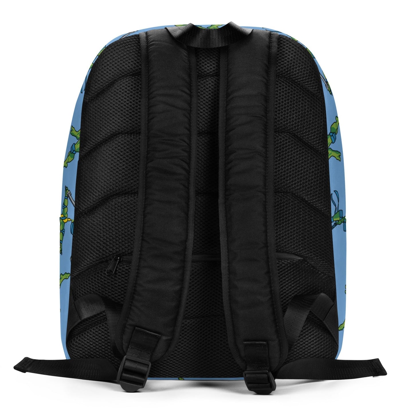 Kylian Mbappe Blue Ninja Turtle Leonardo Minimalist Backpack Bags Football Kylian Mbappe Ninja Turtles PSG Real Madrid Next Cult Brand