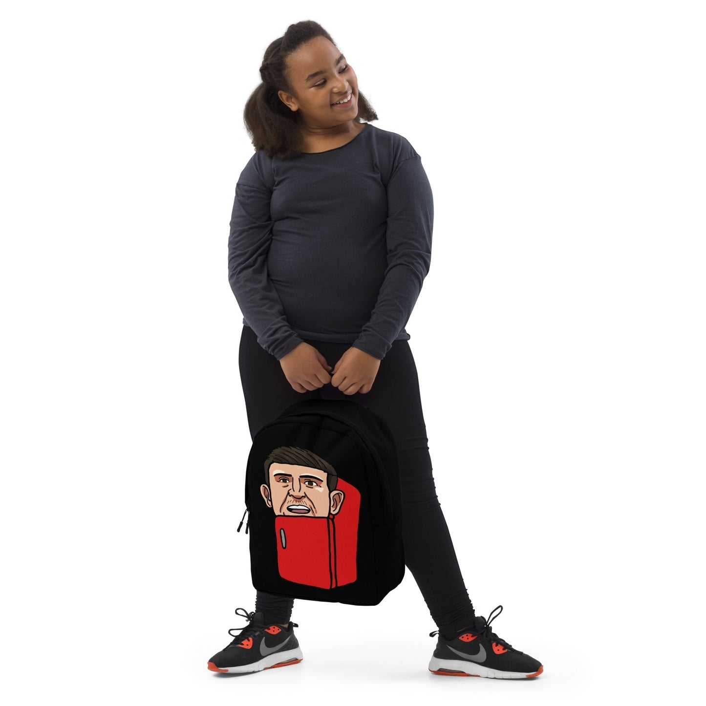 Harry ''The Fridge'' Maguire Minimalist Backpack Black Default Title Bags Football Harry Maguire Manchester United The Fridge Next Cult Brand