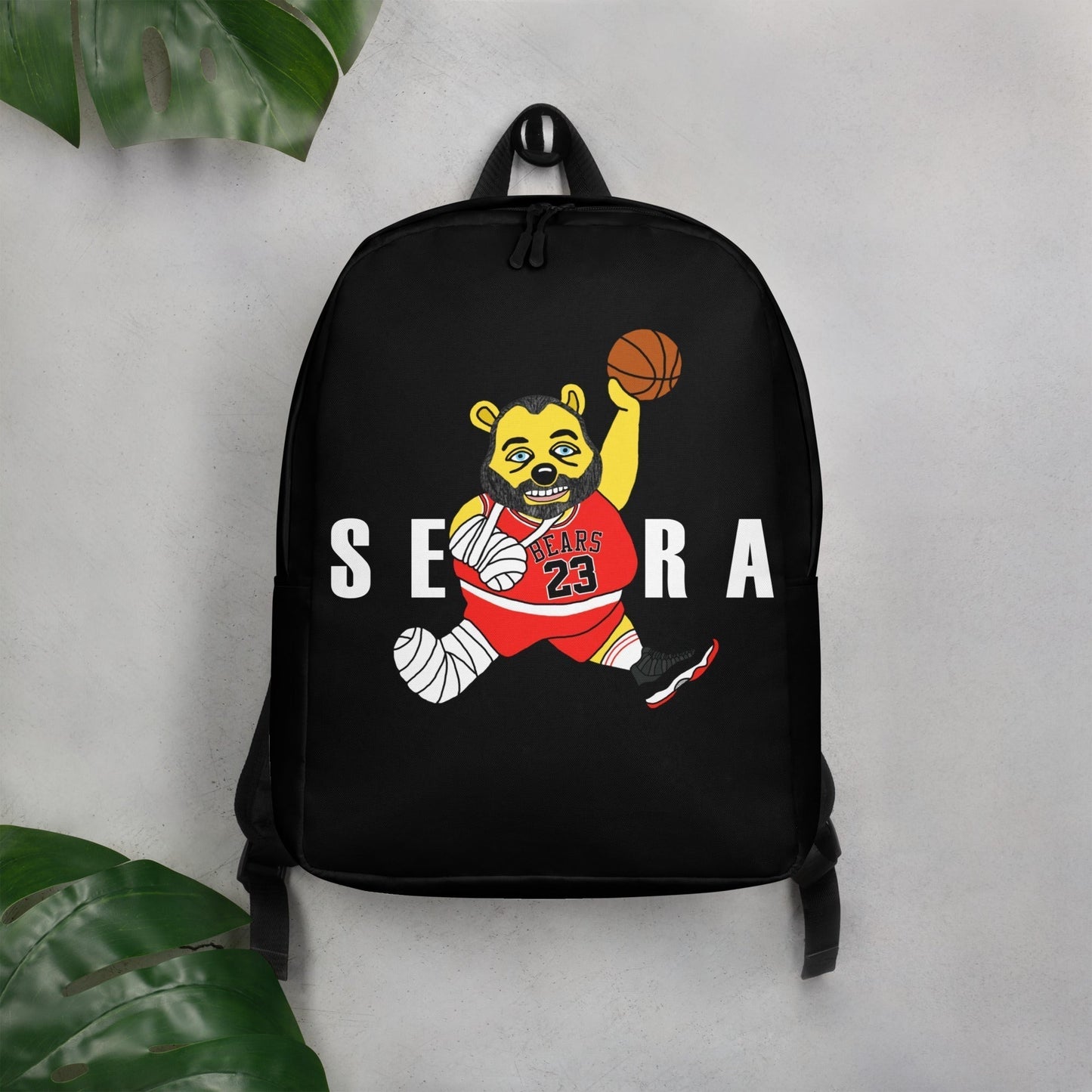 Air Segura, Tom Segura Basketball, Your Mom's House (YMH), 2 Bears 1 Cave, Funny Minimalist Backpack Default Title Bags 2 Bears 1 Cave Air Segura Podcasts Stand-up Comedy Tom Segura YMH Next Cult Brand