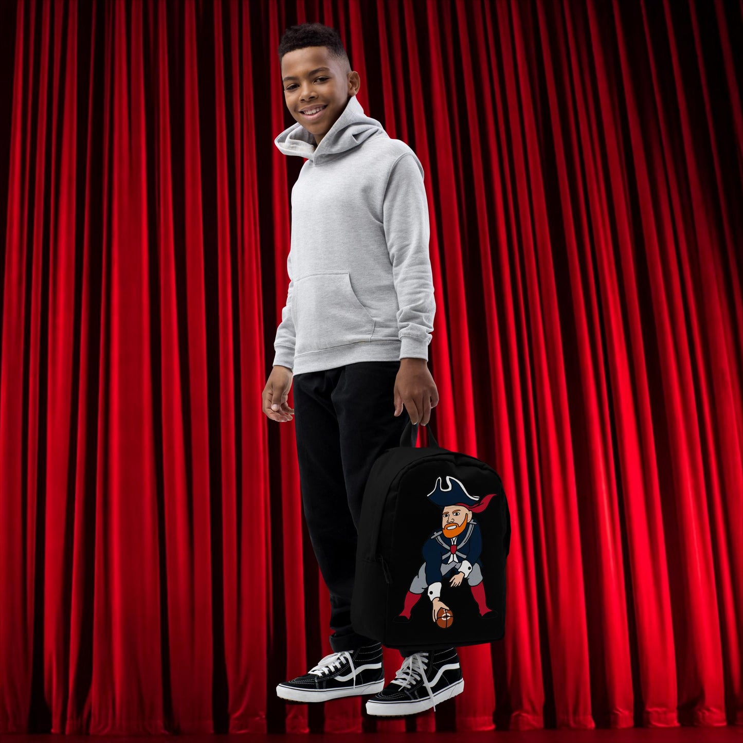 Bill Burrdy New England Patriots NFL Tom Brady Bill Burr Backpack Default Title American Football Bill Burr Monday Morning Podcast New England Patriots NFL Podcasts Stand-up Comedy Next Cult Brand