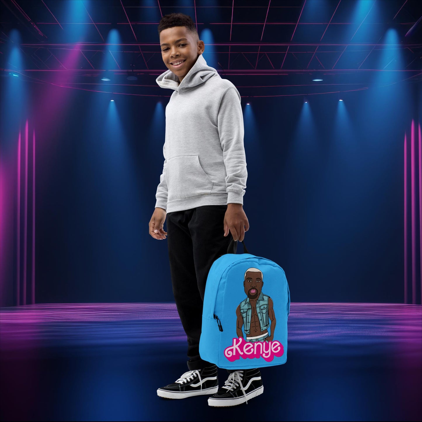 Kenye Barbie Ken Ryan Gosling Kanye West Backpack Default Title Bags Barbie Kanye West Ken Movies Music Next Cult Brand