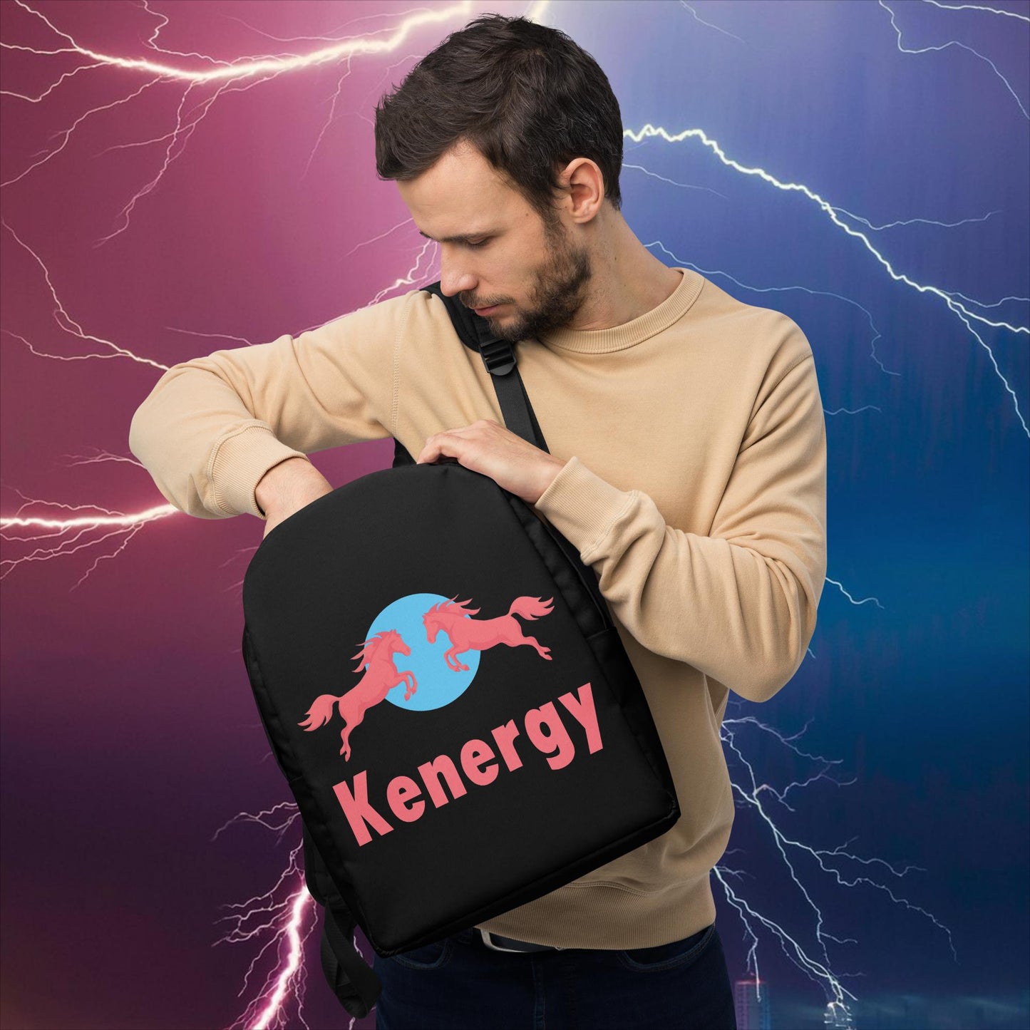Kenergy Red Bull Ken Barbie Ryan Gosling Kenergy Backpack Default Title Bags Barbie Ken Kenergy Movies Next Cult Brand