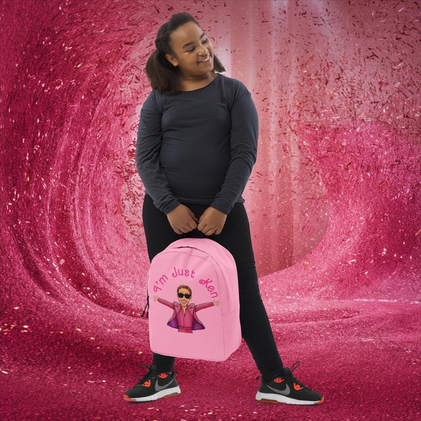 Ken Barbie Ryan Gosling I'm Just Ken Backpack Default Title Bags Barbie Celebrities Ken Movies Ryan Gosling Next Cult Brand