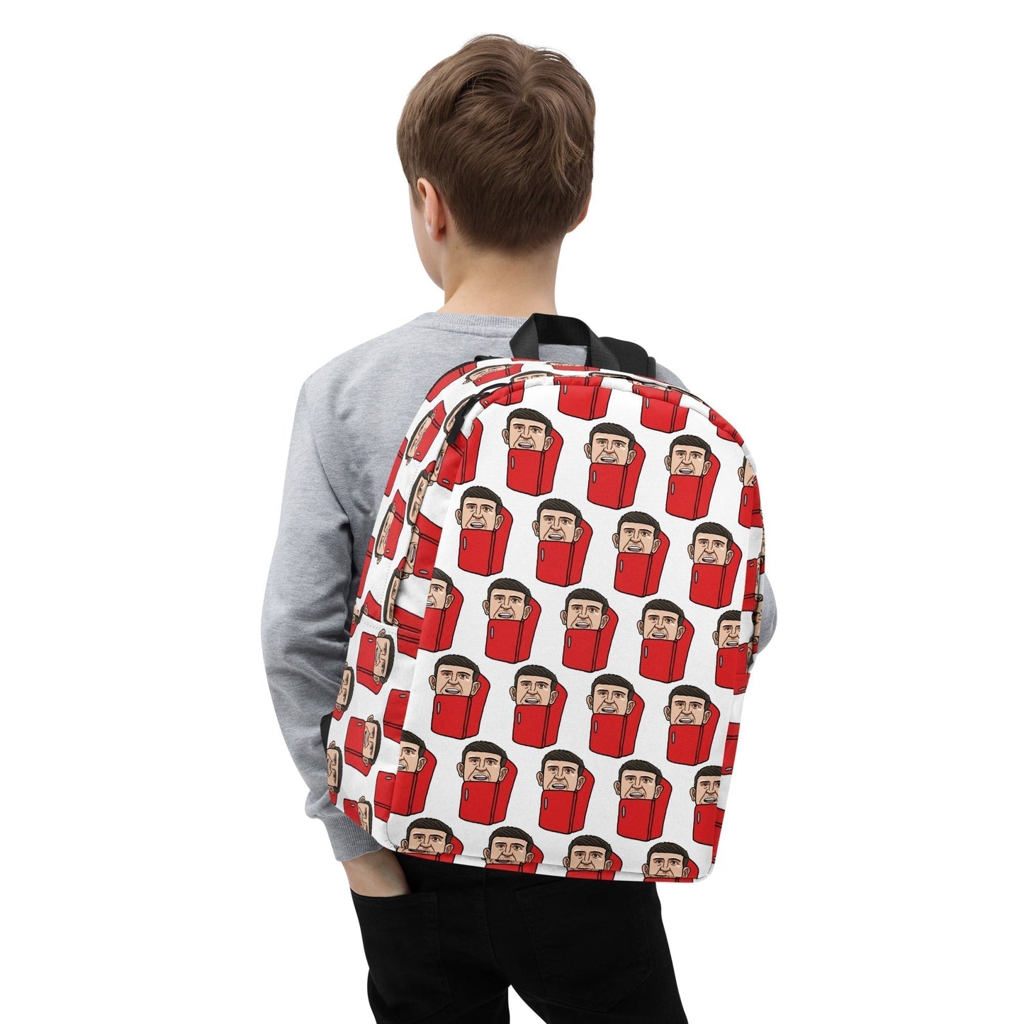 Harry ''The Fridge'' Maguire Minimalist Backpack Multi Pattern Bags Football Harry Maguire Manchester United The Fridge Next Cult Brand