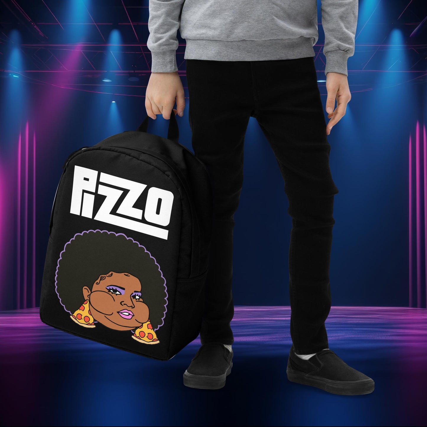 Pizzo Lizzo Pizza Lizzo Merch Lizzo Gift Song Lyrics Lizzo Backpack Default Title Bags Lizzo Music Next Cult Brand