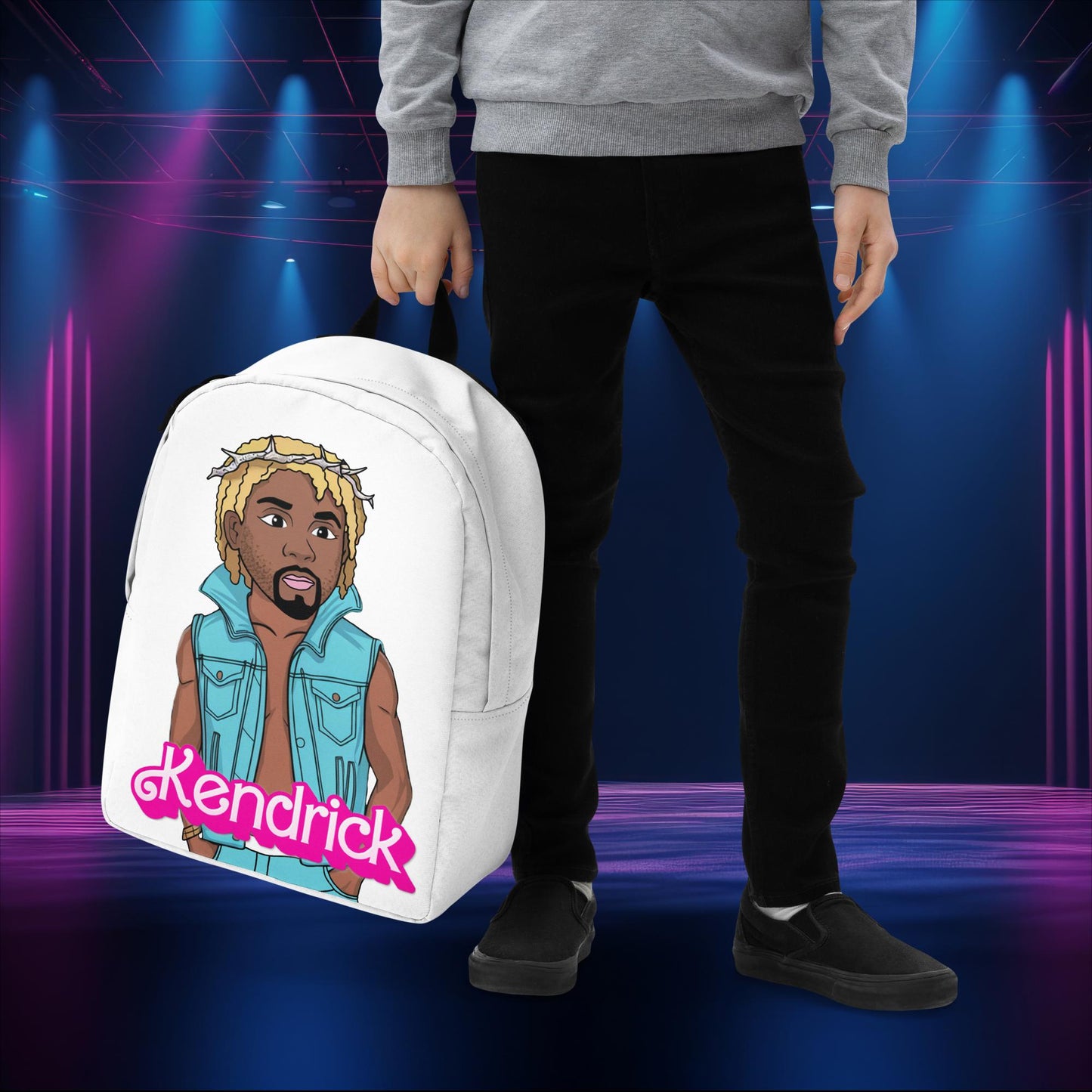 Kendrick Barbie Ken Ryan Gosling Kendrick Lamar Backpack Default Title Bags Barbie Ken Kendrick Lamar Movies Music Next Cult Brand