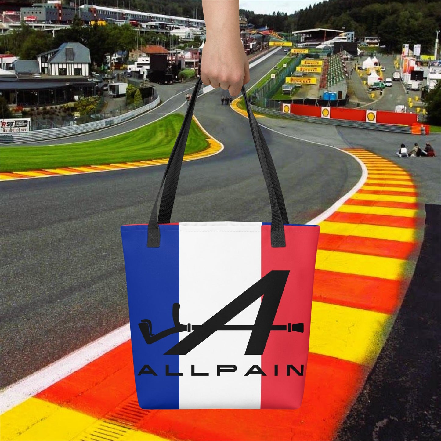 Allpain Alpine F1 Formula 1 Pierre Gasly Esteban Ocon Alpine Tote bag Default Title Bags Alpine F1 Next Cult Brand