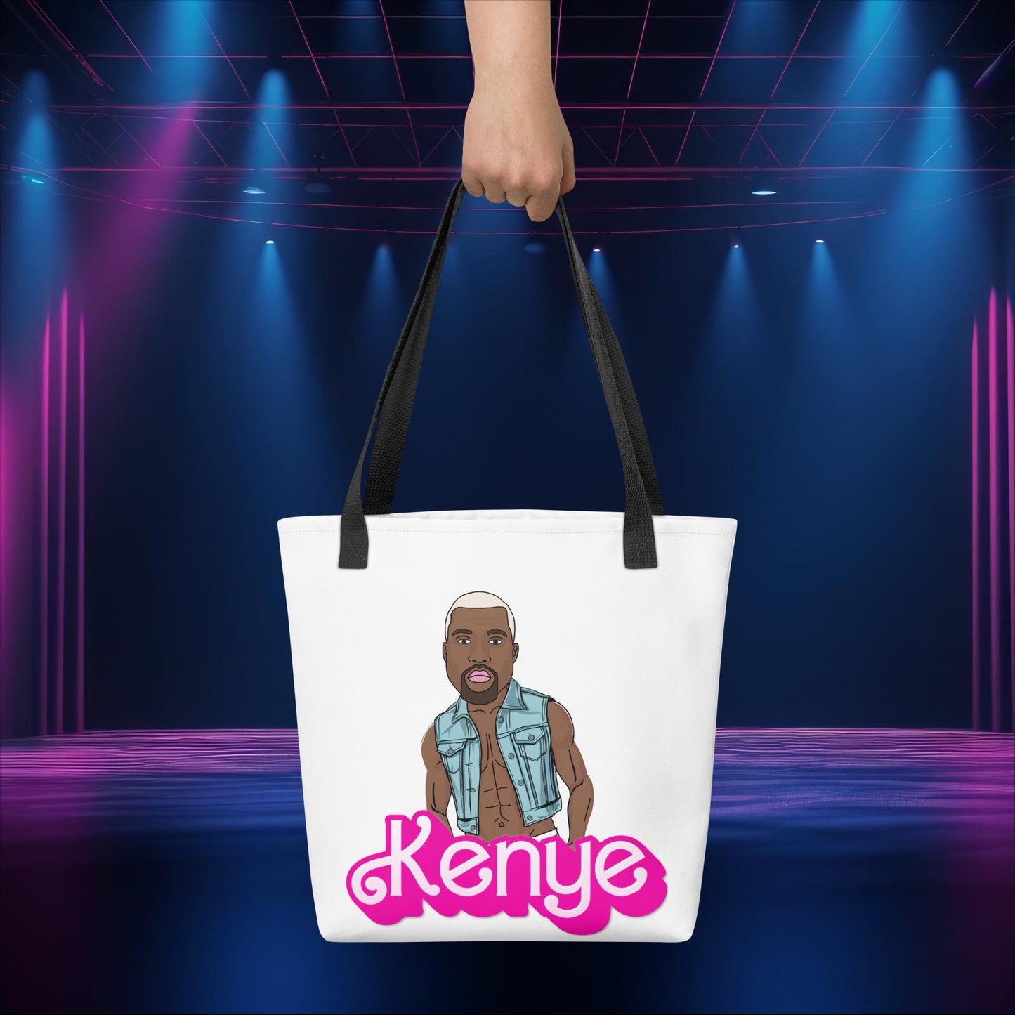 Kenye Barbie Ken Ryan Gosling Kanye West Tote bag Default Title Bags Barbie Kanye West Ken Movies Music Next Cult Brand
