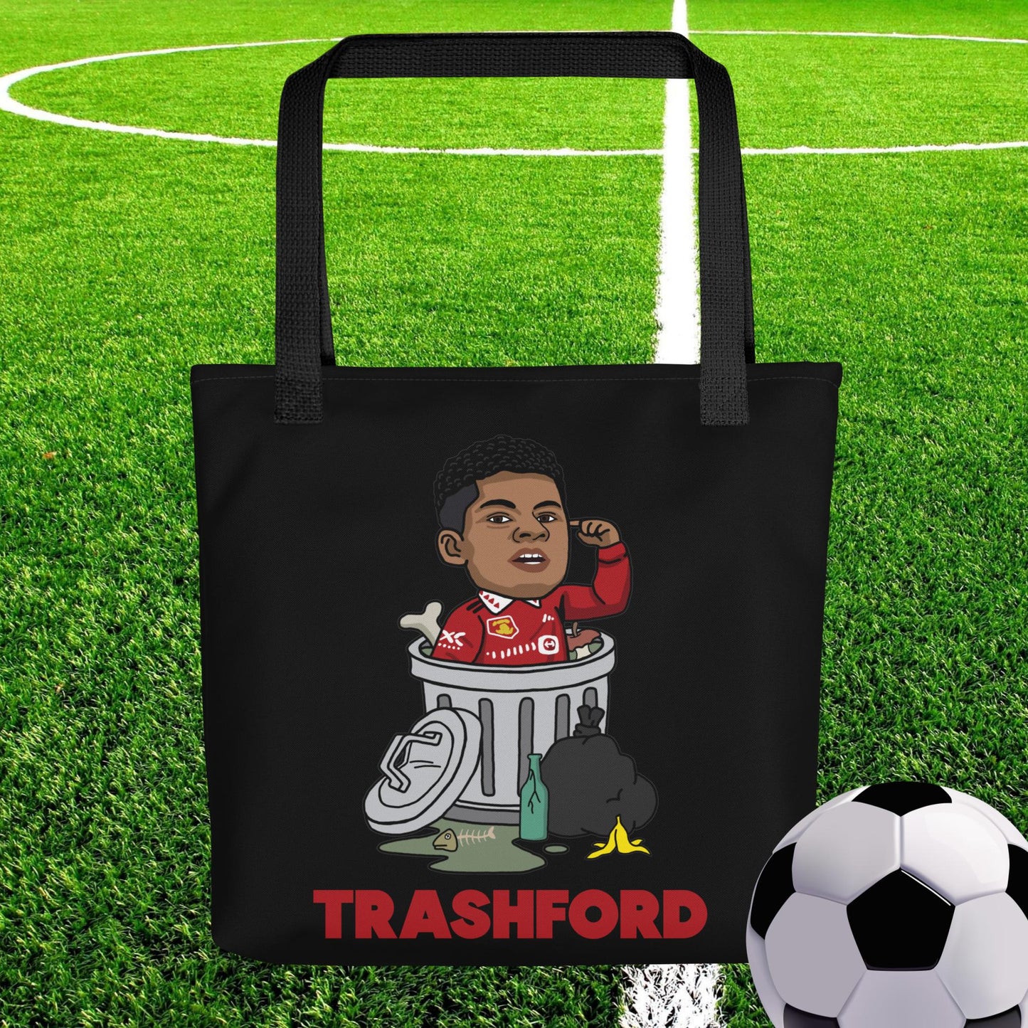Trashford Marcus Rashford Manchester United Gift Man United Gift Marcus Rashford Tote bag Default Title Bags Football Manchester United Marcus Rashford Next Cult Brand