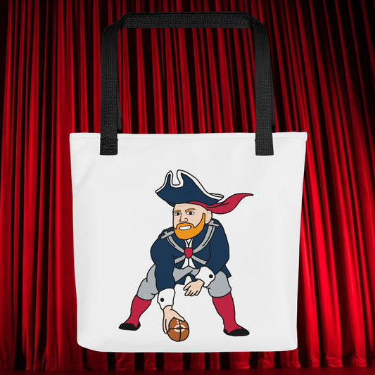 Bill Burrdy New England Patriots NFL Tom Brady Bill Burr Tote bag Black American Football Bill Burr Monday Morning Podcast New England Patriots NFL Podcasts Stand-up Comedy Next Cult Brand