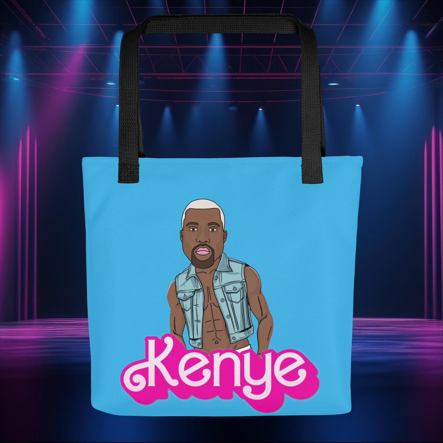 Kenye Barbie Ken Ryan Gosling Kanye West Tote bag Default Title Bags Barbie Kanye West Ken Movies Music Next Cult Brand