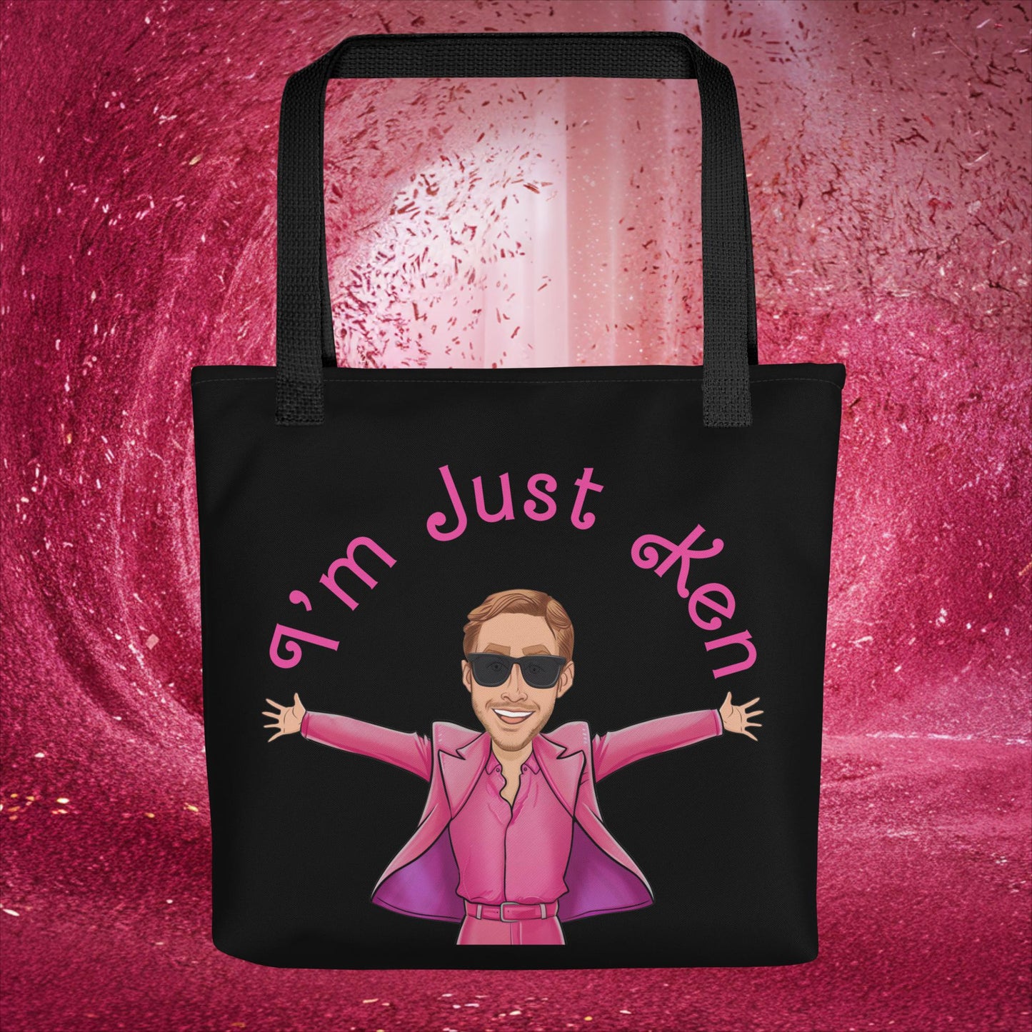 Ken Barbie Ryan Gosling I'm Just Ken Tote bag Default Title Bags Barbie Celebrities Ken Movies Ryan Gosling Next Cult Brand