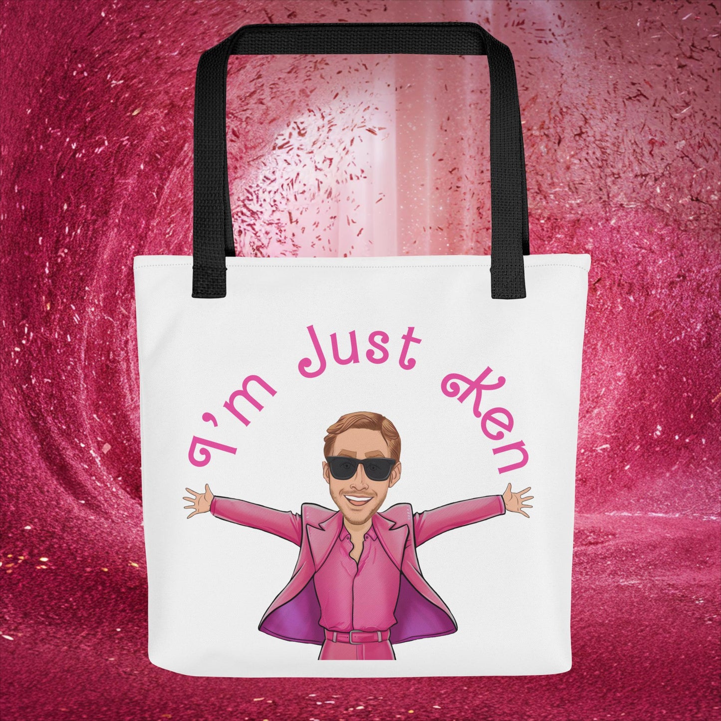 Ken Barbie Ryan Gosling I'm Just Ken Tote bag Default Title Bags Barbie Celebrities Ken Movies Ryan Gosling Next Cult Brand