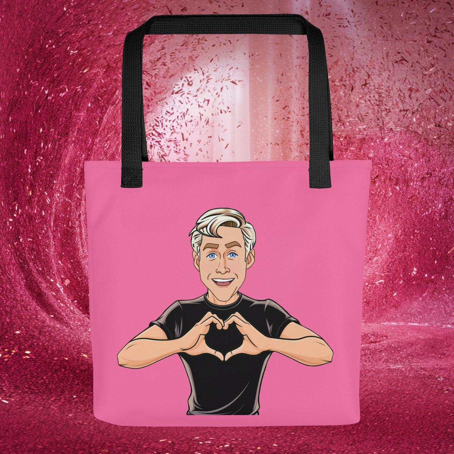 I Love Ryan Gosling Ken Barbie Movie I am Kenough Tote bag Default Title Bags Barbie Celebrities Ken Movies Ryan Gosling Next Cult Brand