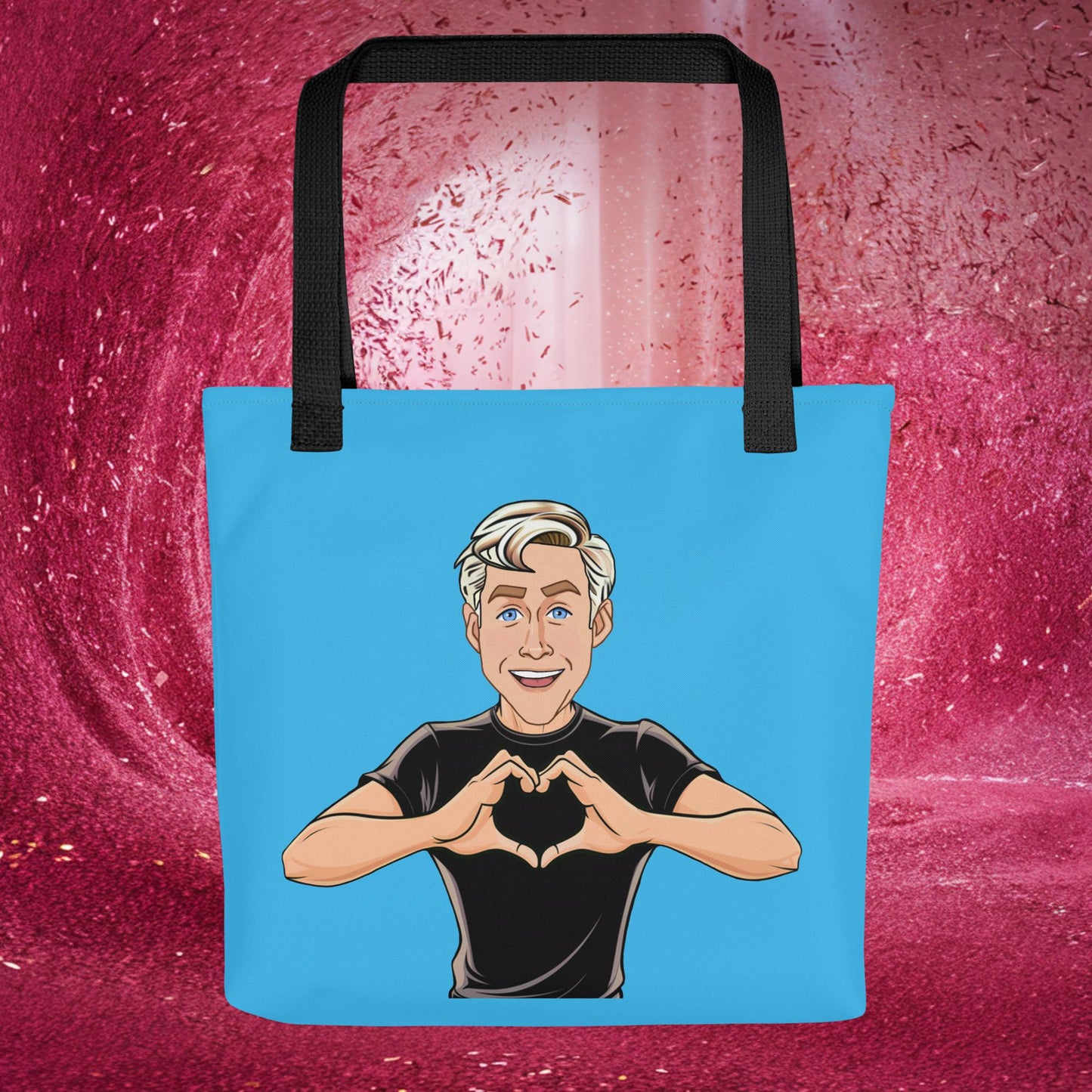 I Love Ryan Gosling Ken Barbie Movie I am Kenough Tote bag Default Title Bags Barbie Celebrities Ken Movies Ryan Gosling Next Cult Brand
