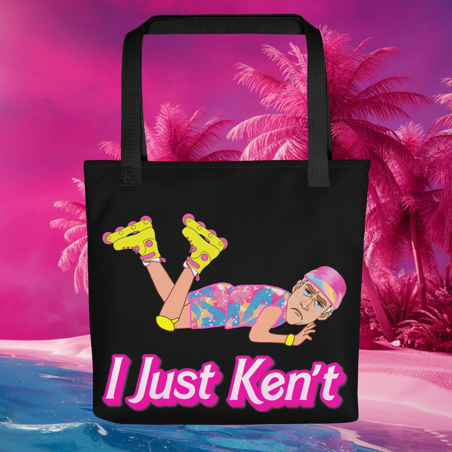 I Just Ken't I just Can't Ryan Gosling Ken Barbie Movie Tote bag Default Title Bags Barbie Celebrities Ken Movies Ryan Gosling Next Cult Brand