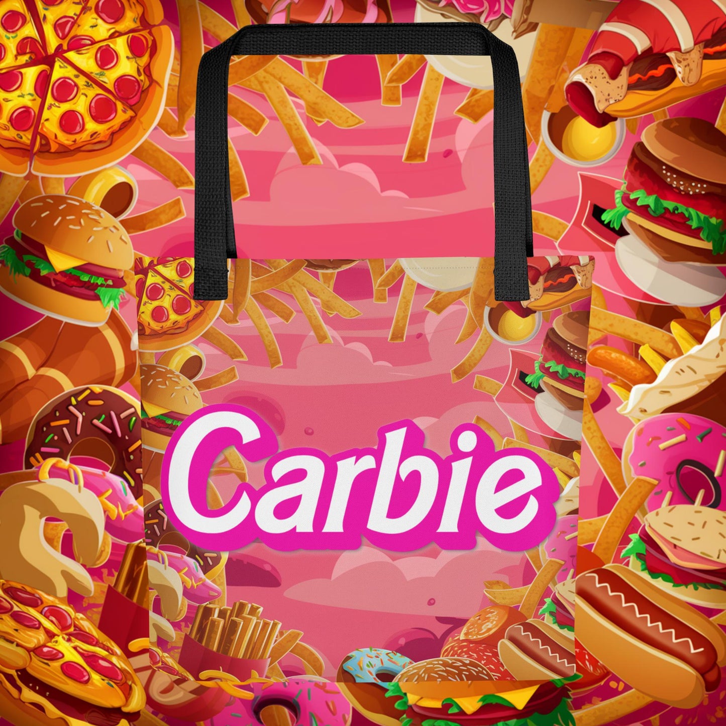 Carbie Barbie I Love Carbs Tote bag Default Title Bags Barbie Carbie Ken Movies Next Cult Brand