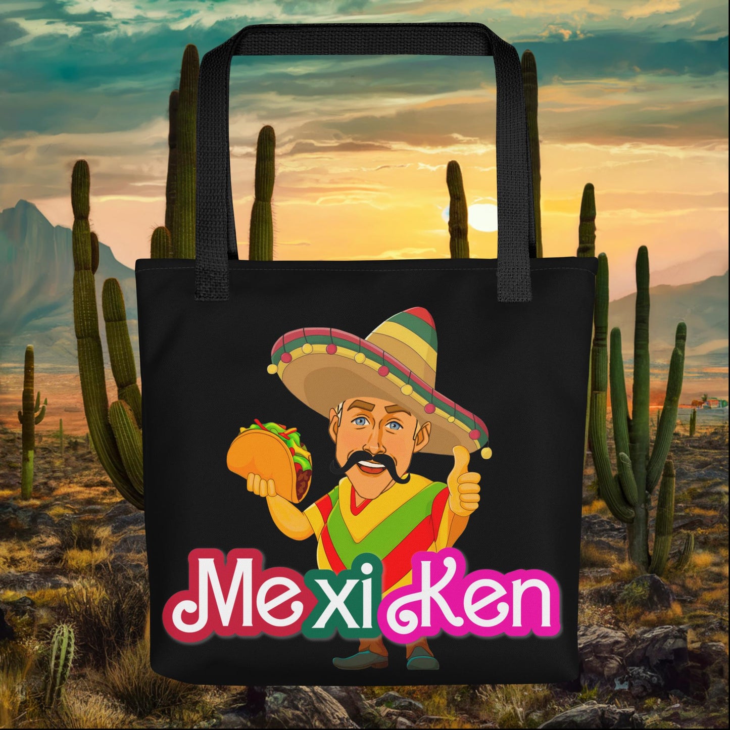 MexiKen Ken Barbie Movie Ryan Gosling Mexican Tote bag Default Title Bags Barbie Celebrities Ken Mexico Movies Ryan Gosling Next Cult Brand