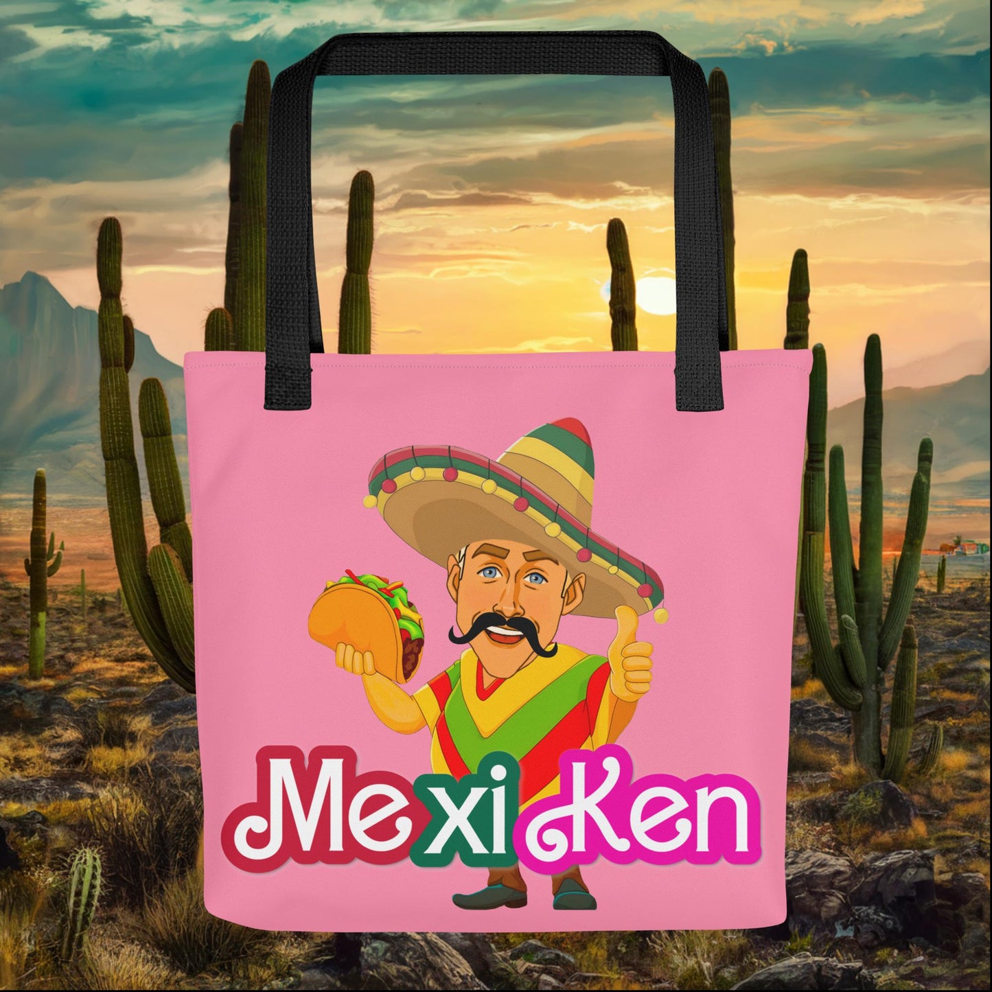 MexiKen Ken Barbie Movie Ryan Gosling Mexican Tote bag Default Title Bags Barbie Celebrities Ken Mexico Movies Ryan Gosling Next Cult Brand
