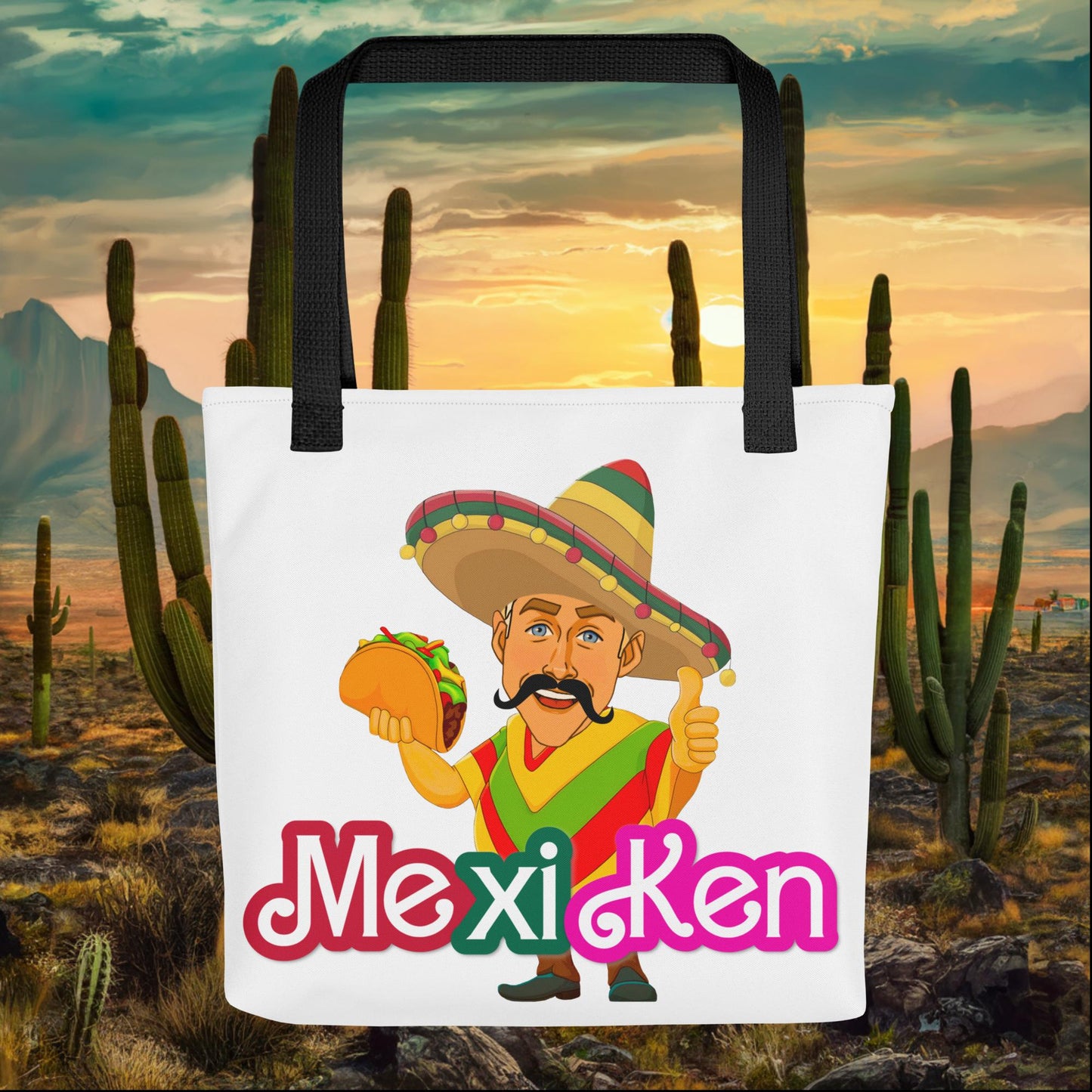 MexiKen Ken Barbie Movie Ryan Gosling Mexican Tote bag Default Title Bags Barbie Celebrities Ken Mexico Movies Ryan Gosling Next Cult Brand