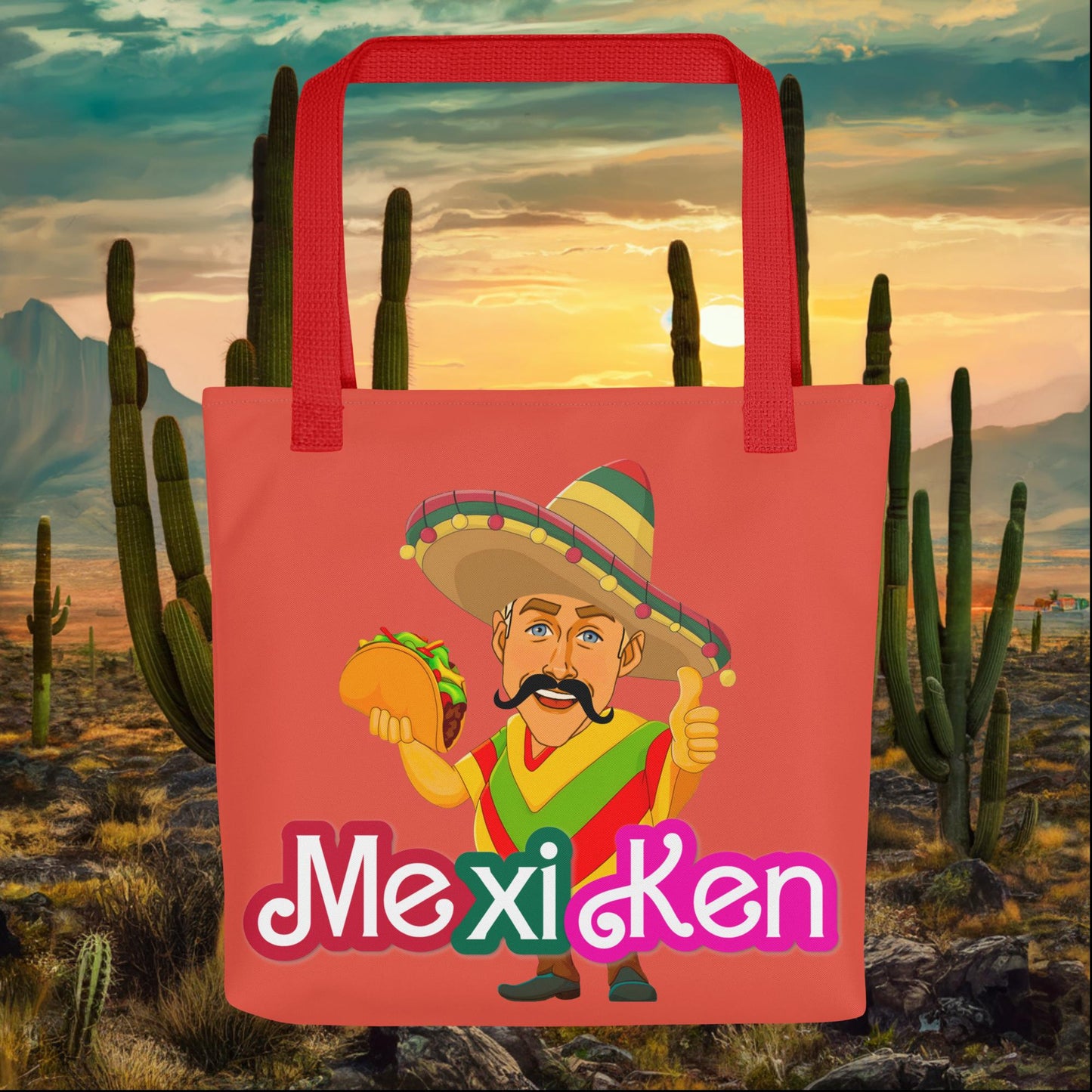 MexiKen Ken Barbie Movie Ryan Gosling Mexican Tote bag Default Title Bags Barbie Celebrities Ken Mexico Movies Ryan Gosling Next Cult Brand