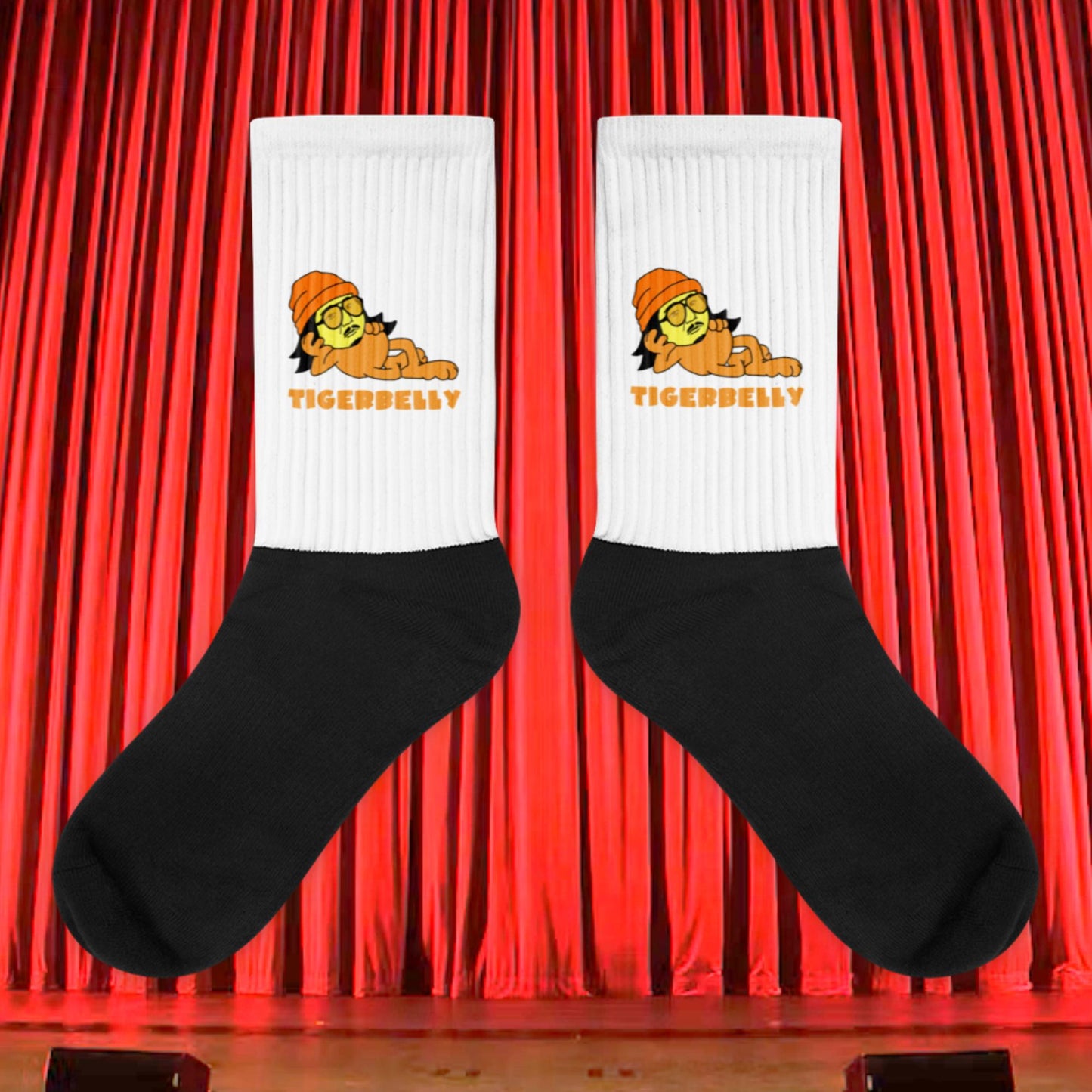 Bobby Lee Tigerbelly, Bobby Lee Merch, Tigerbelly Merch, Bobby Lee Gift, Funny Tigerbelly Gift, Tigerbelly Podcast, TigerBelly Socks XL Socks Bobby Lee Podcasts Stand-up Comedy TigerBelly Next Cult Brand