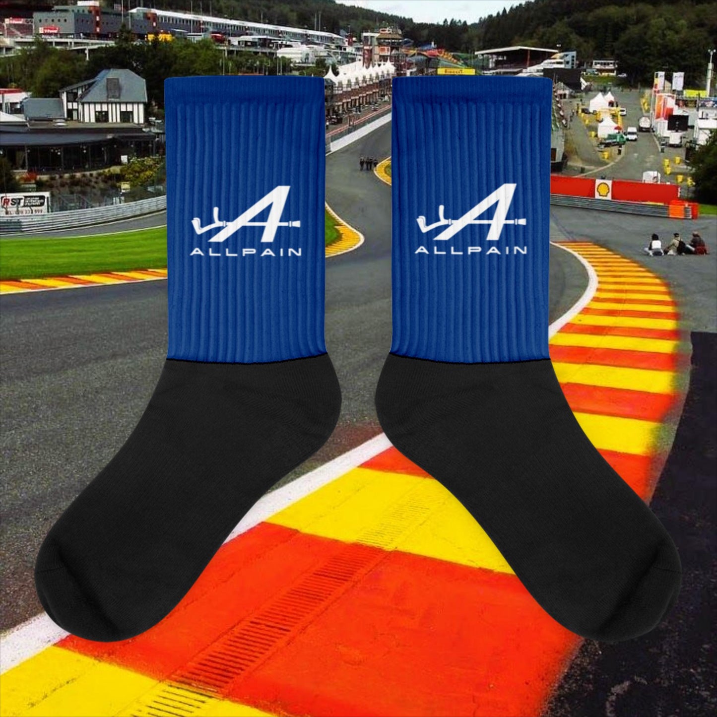 Allpain Alpine F1 Formula 1 Pierre Gasly Esteban Ocon Alpine Socks XL Socks Alpine F1 Next Cult Brand