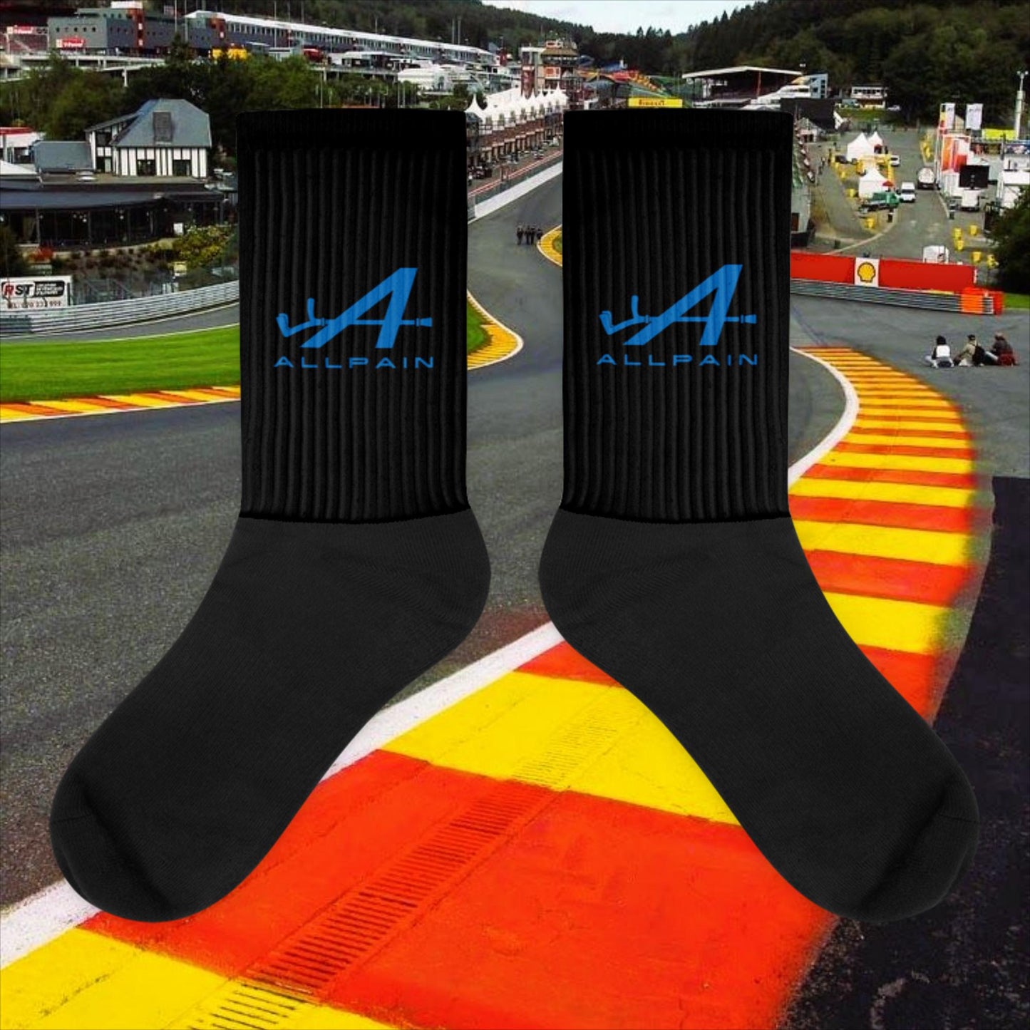 Allpain Alpine F1 Formula 1 Pierre Gasly Esteban Ocon Alpine Socks XL Socks Alpine F1 Next Cult Brand