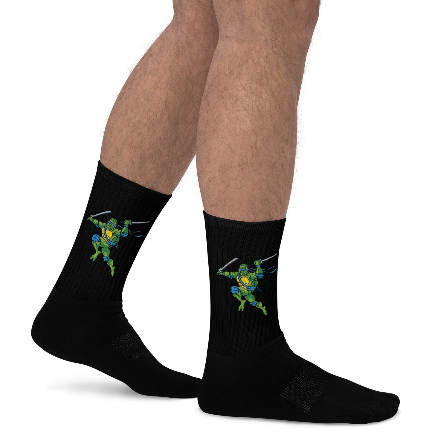 Kylian Mbappe Blue Ninja Turtle Leonardo Socks XL Socks Football Kylian Mbappe Ninja Turtles PSG Real Madrid Next Cult Brand