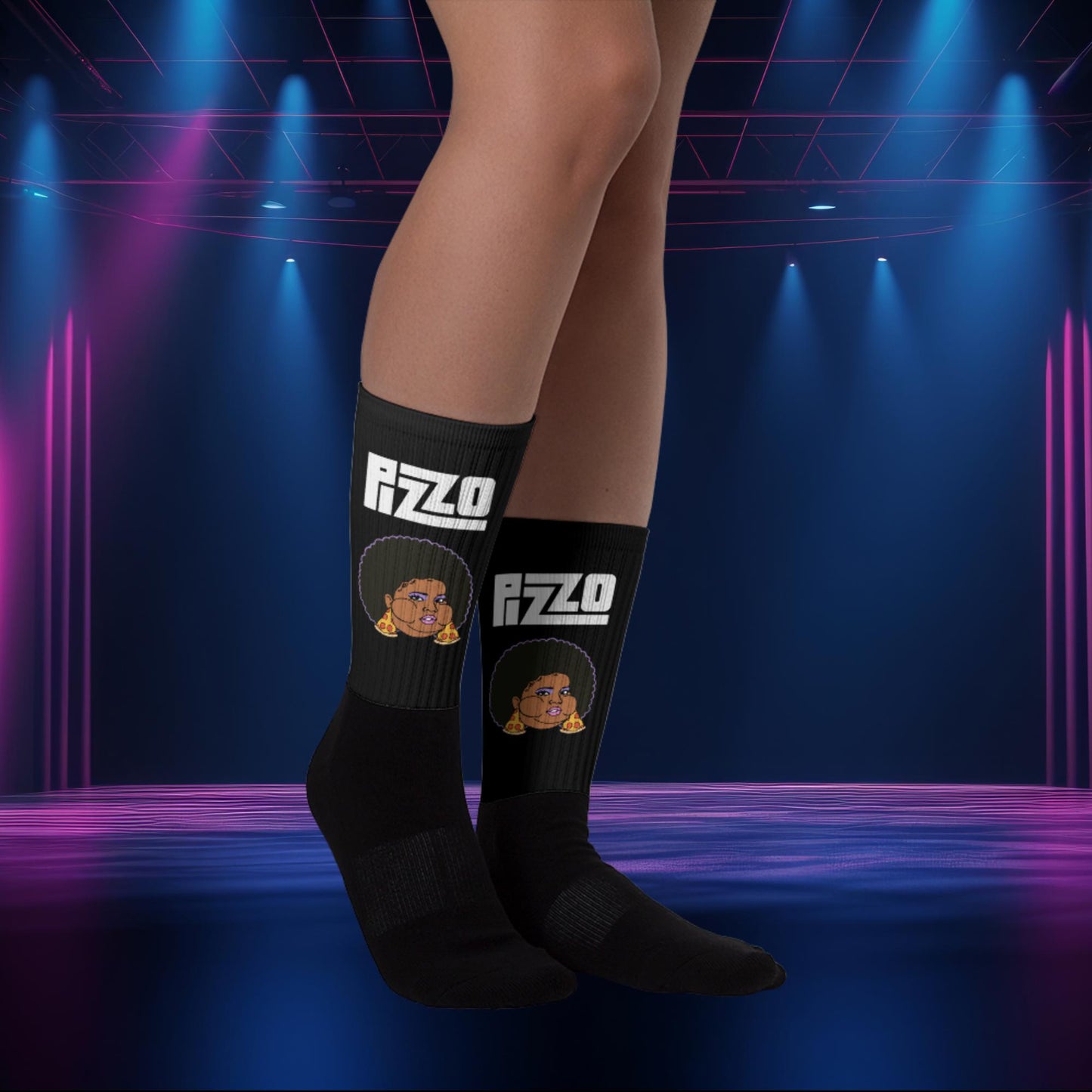 Pizzo Lizzo Pizza Lizzo Merch Lizzo Gift Song Lyrics Lizzo Socks XL Socks Lizzo Music Next Cult Brand